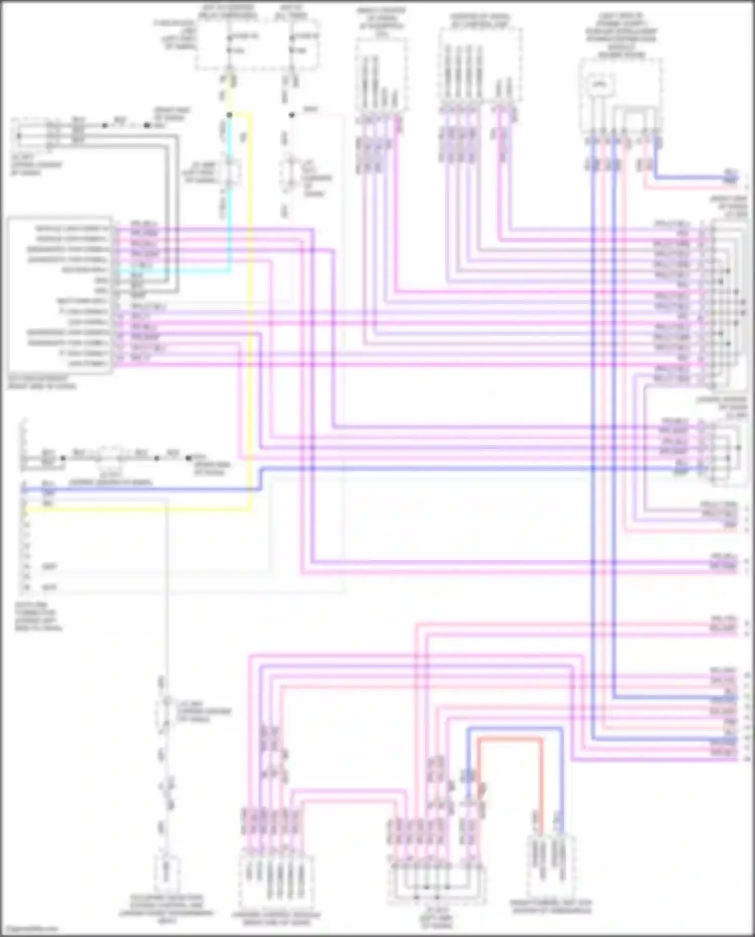 Wiring diagram its comm-h for Nissan Rogue Sport I facelift (2019-2024) (1 of 2)