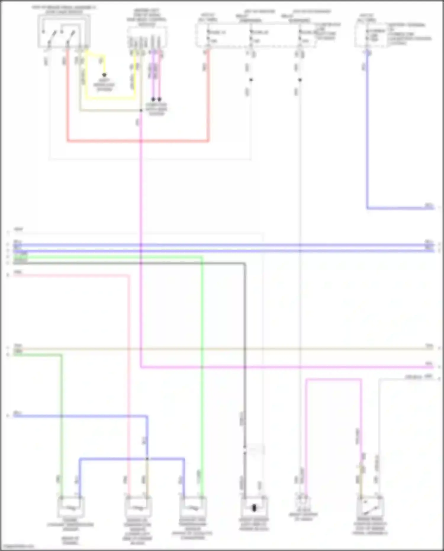 Wiring diagram knock sensor for Nissan Rogue Sport I facelift (2019-2024) (1 of 1)