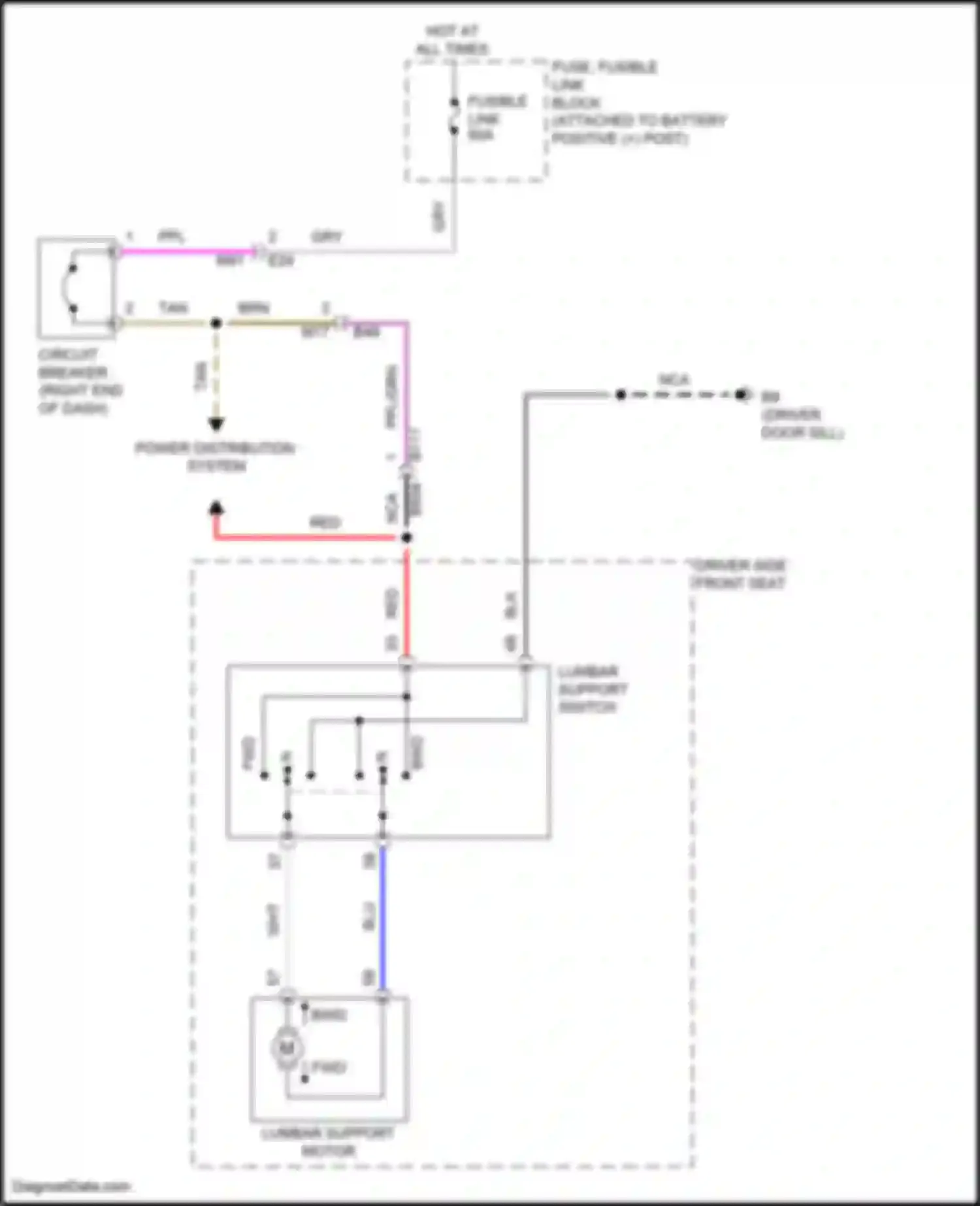 Wiring diagram right end of dash) for Nissan Rogue Sport I facelift (2019-2024) (37 of 56)