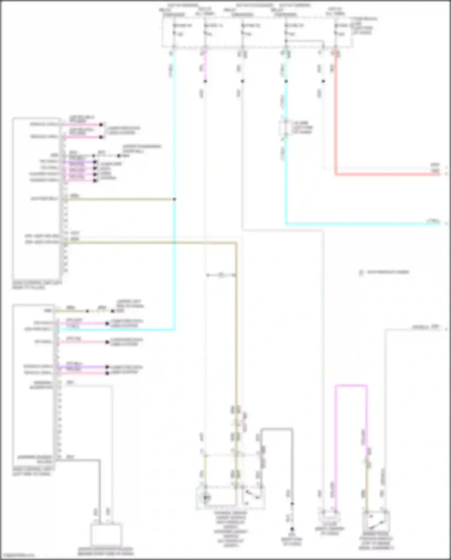 Wiring diagram right end of dash) for Nissan Rogue Sport I facelift (2019-2024) (52 of 56)