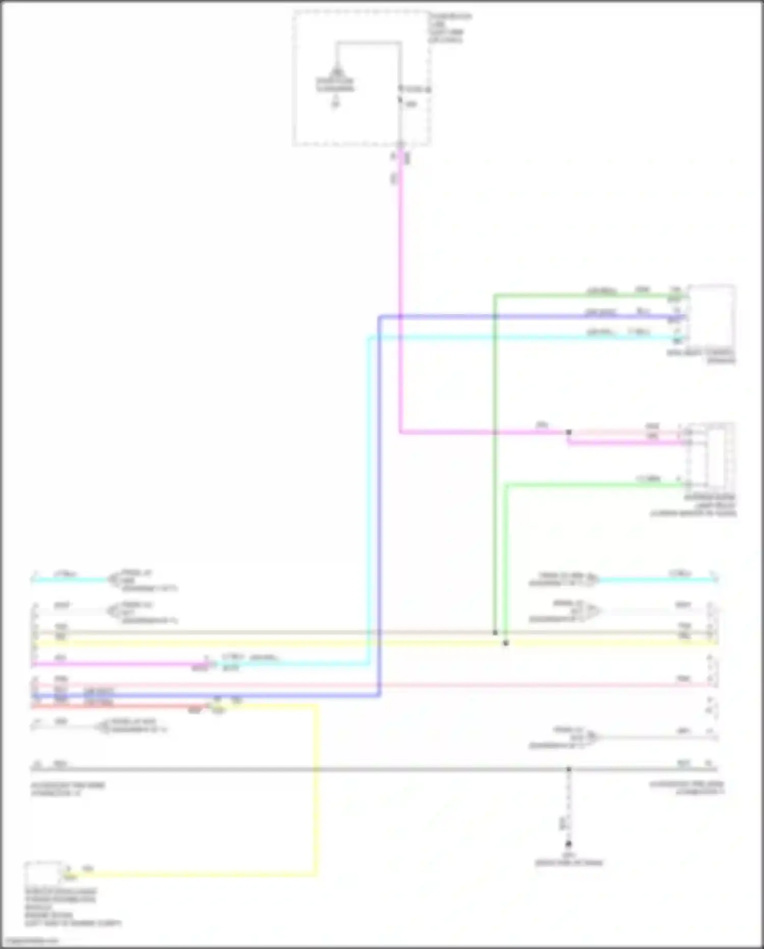 Wiring diagram right end of dash) for Nissan Rogue Sport I facelift (2019-2024) (15 of 56)