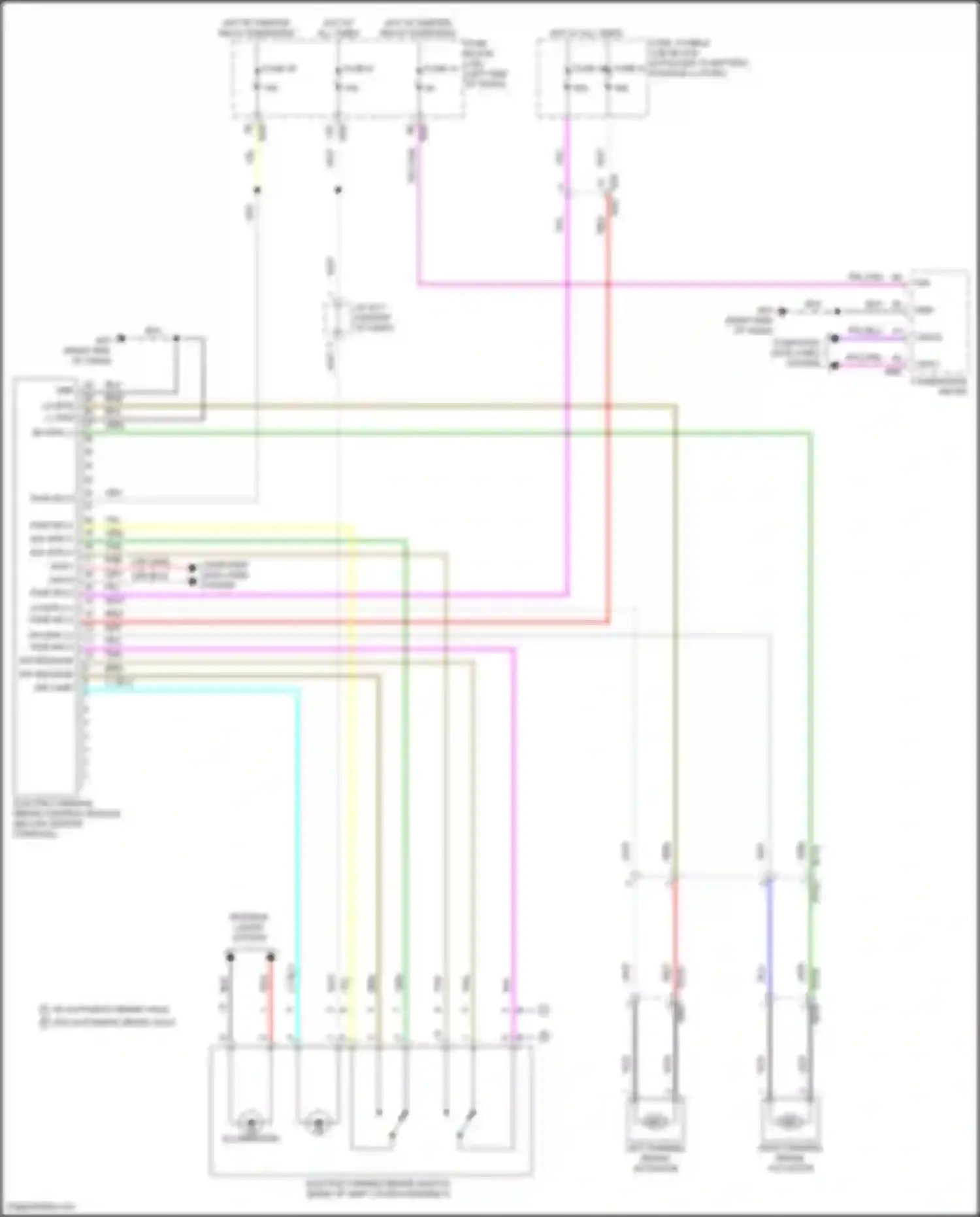 Wiring diagram right end of dash) for Nissan Rogue Sport I facelift (2019-2024) (23 of 56)