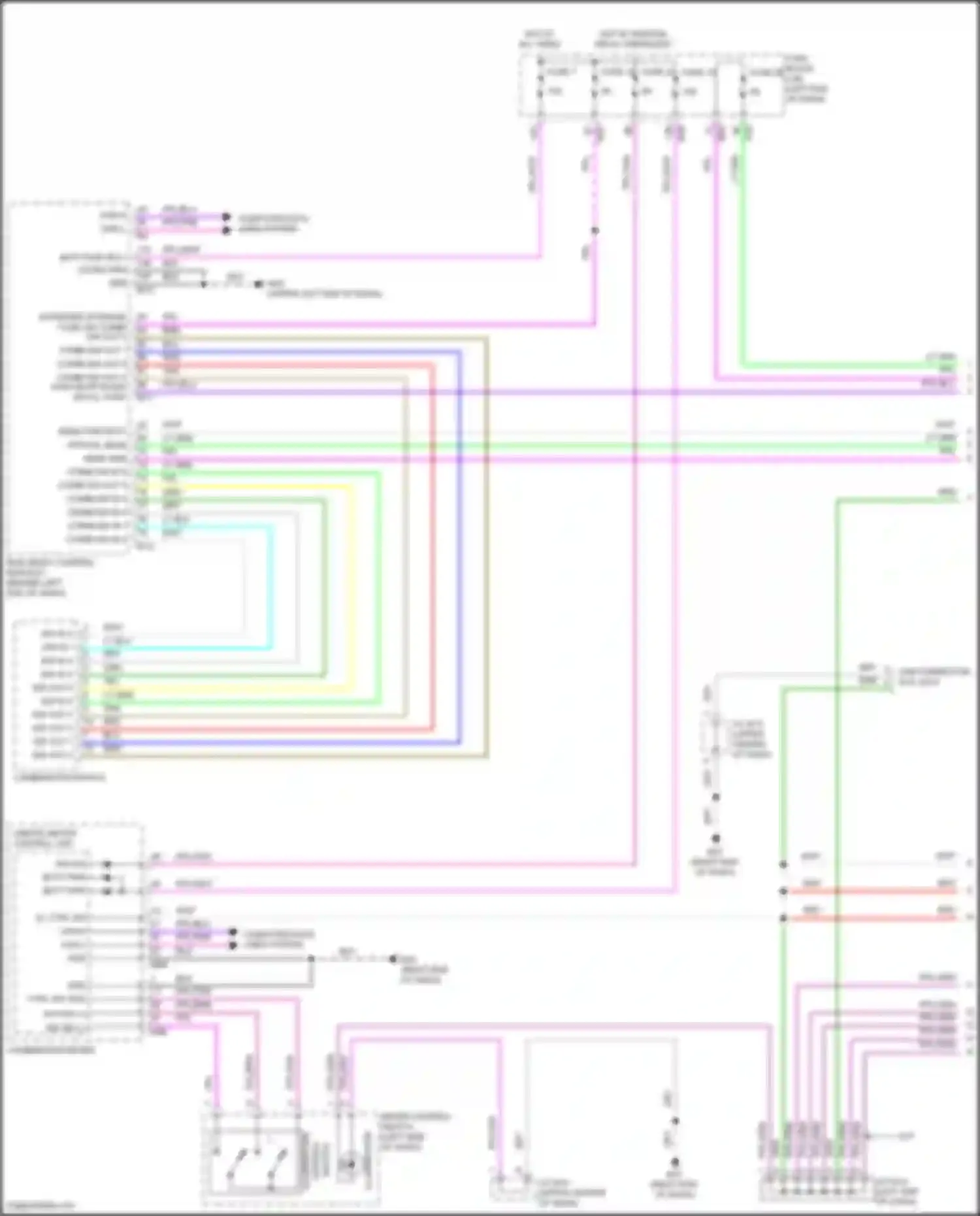 Wiring diagram sw in 4 for Nissan Rogue Sport I facelift (2019-2024) (1 of 1)