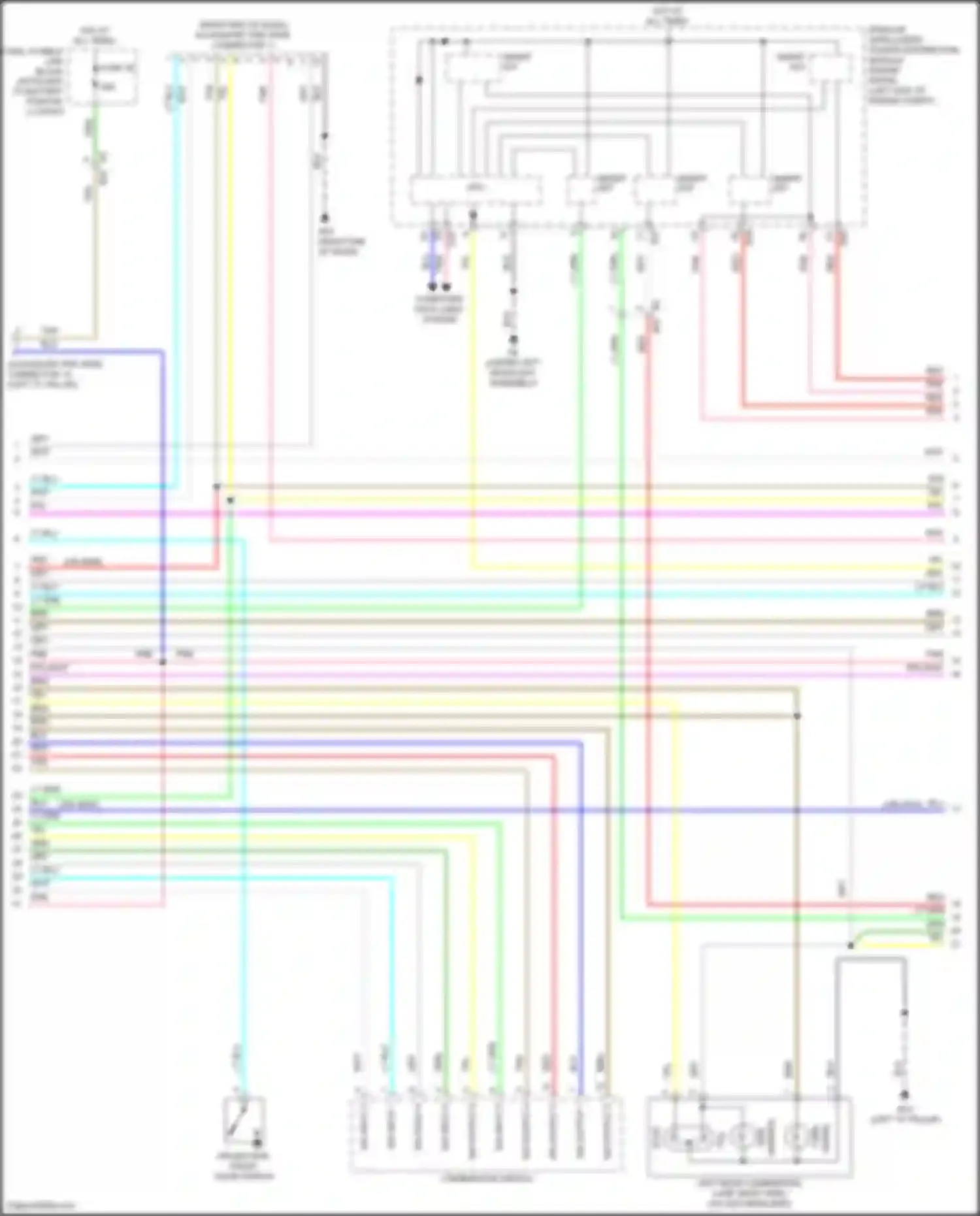 Wiring diagram sw input 3 for Nissan Rogue Sport I facelift (2019-2024) (2 of 5)