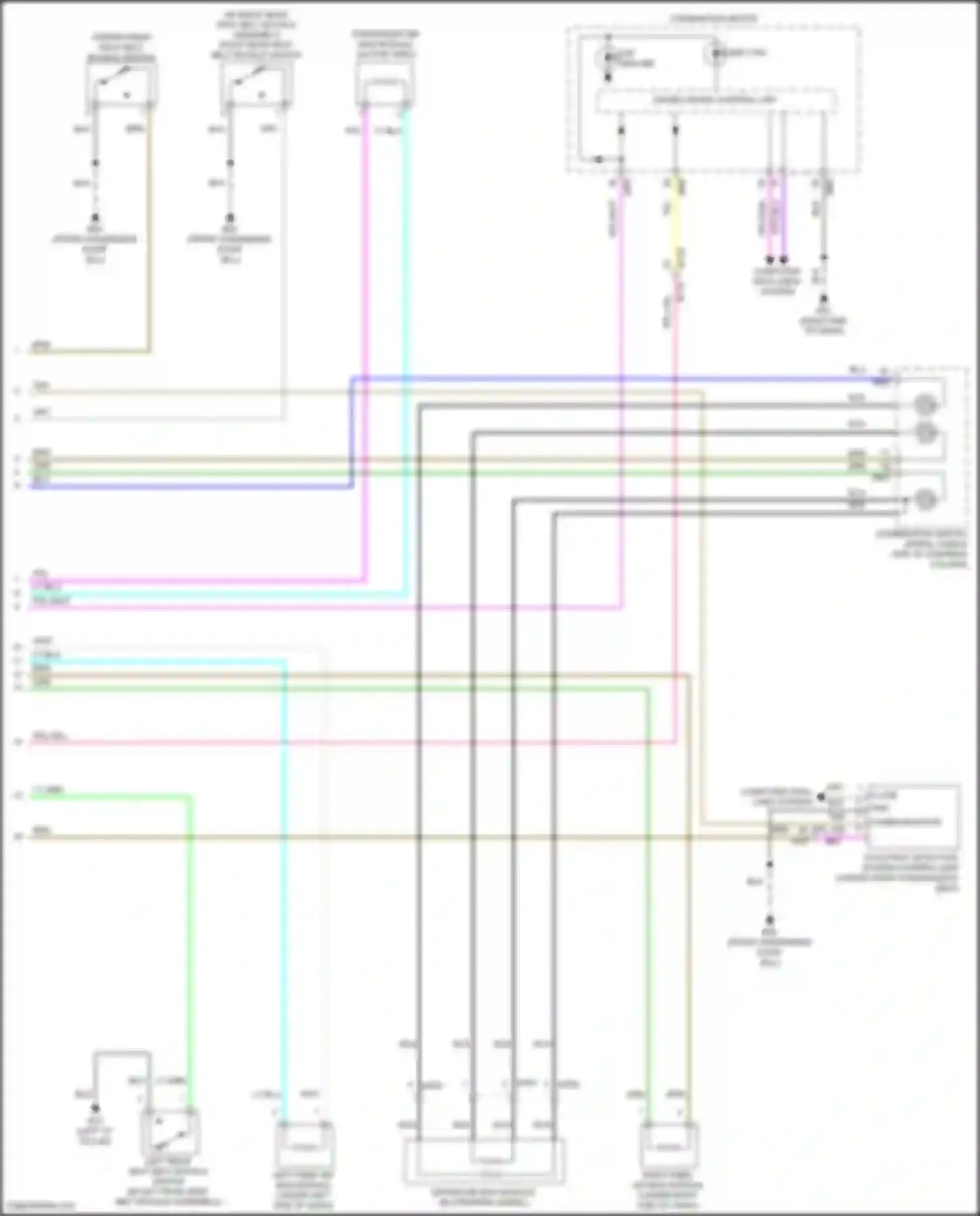 Wiring diagram unified meter control unit for Nissan Rogue Sport I facelift (2019-2024) (19 of 28)
