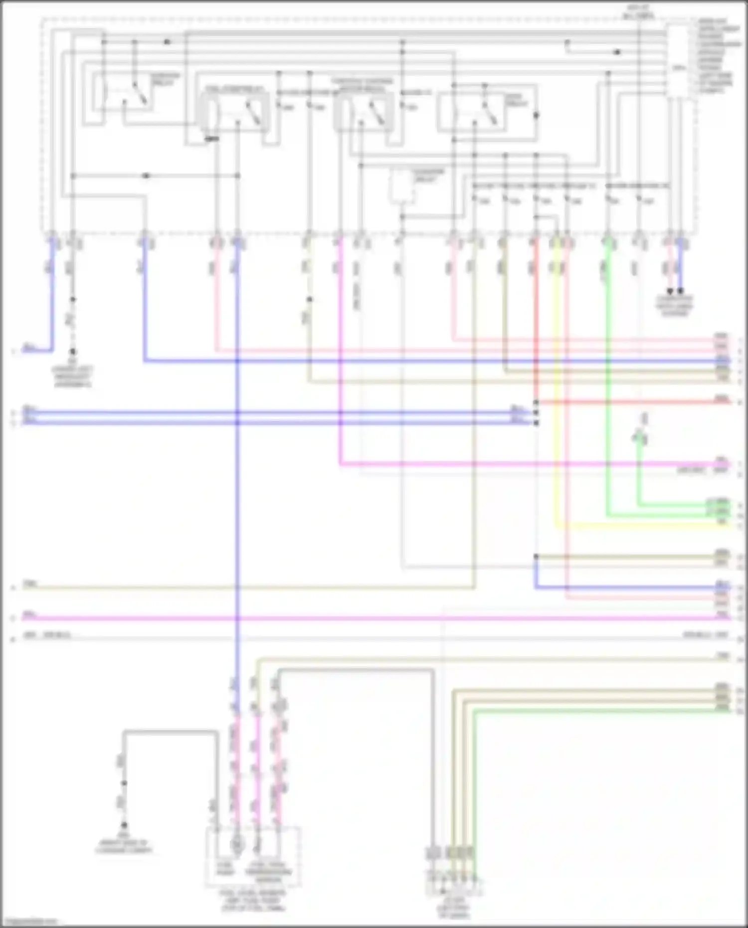 Rogue Sport Nissan I (2017-2019): Wiring diagram engine performance 2.0l (4 of 7)