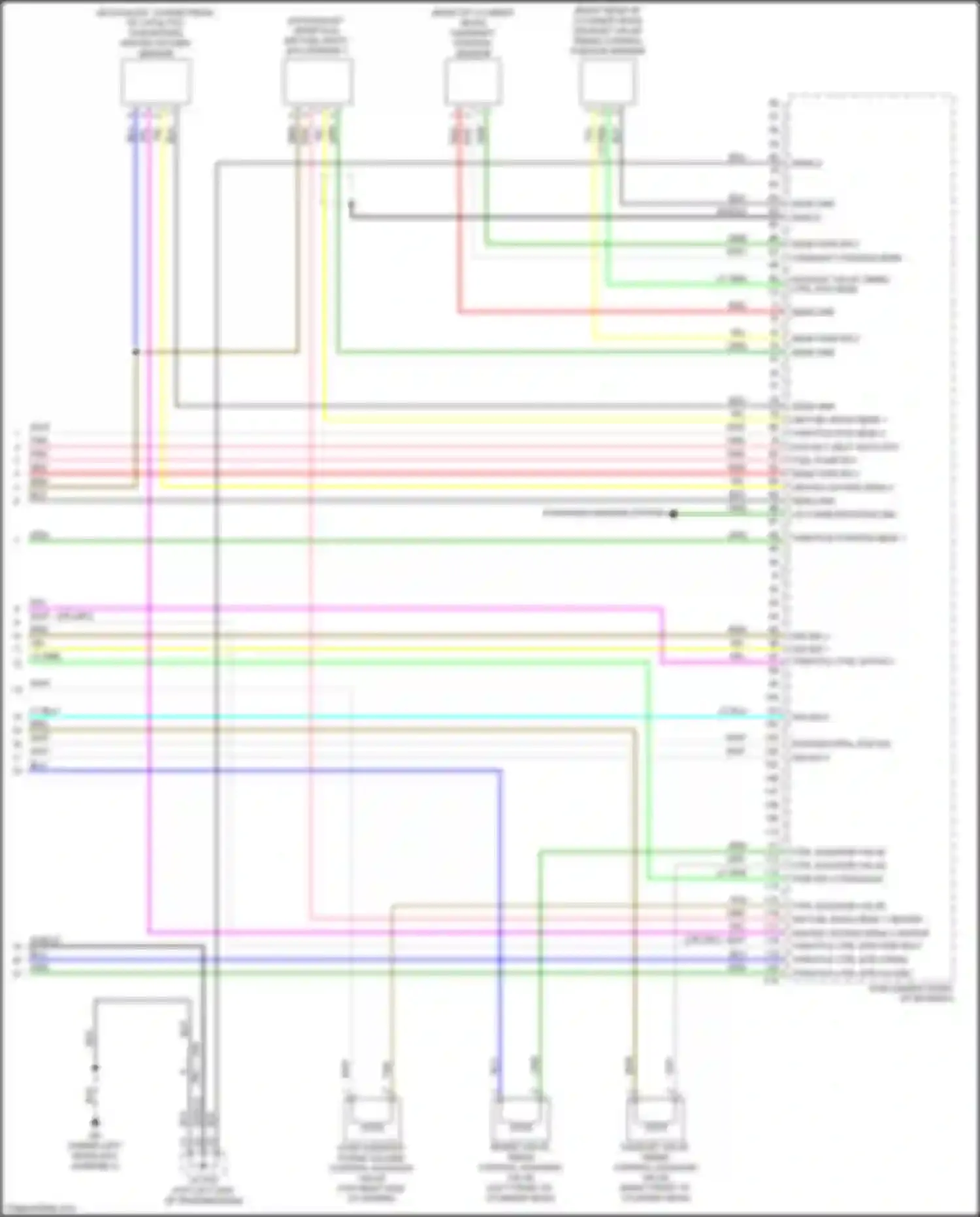 Rogue Sport Nissan I (2017-2019): Wiring diagram engine performance 2.0l (7 of 7)