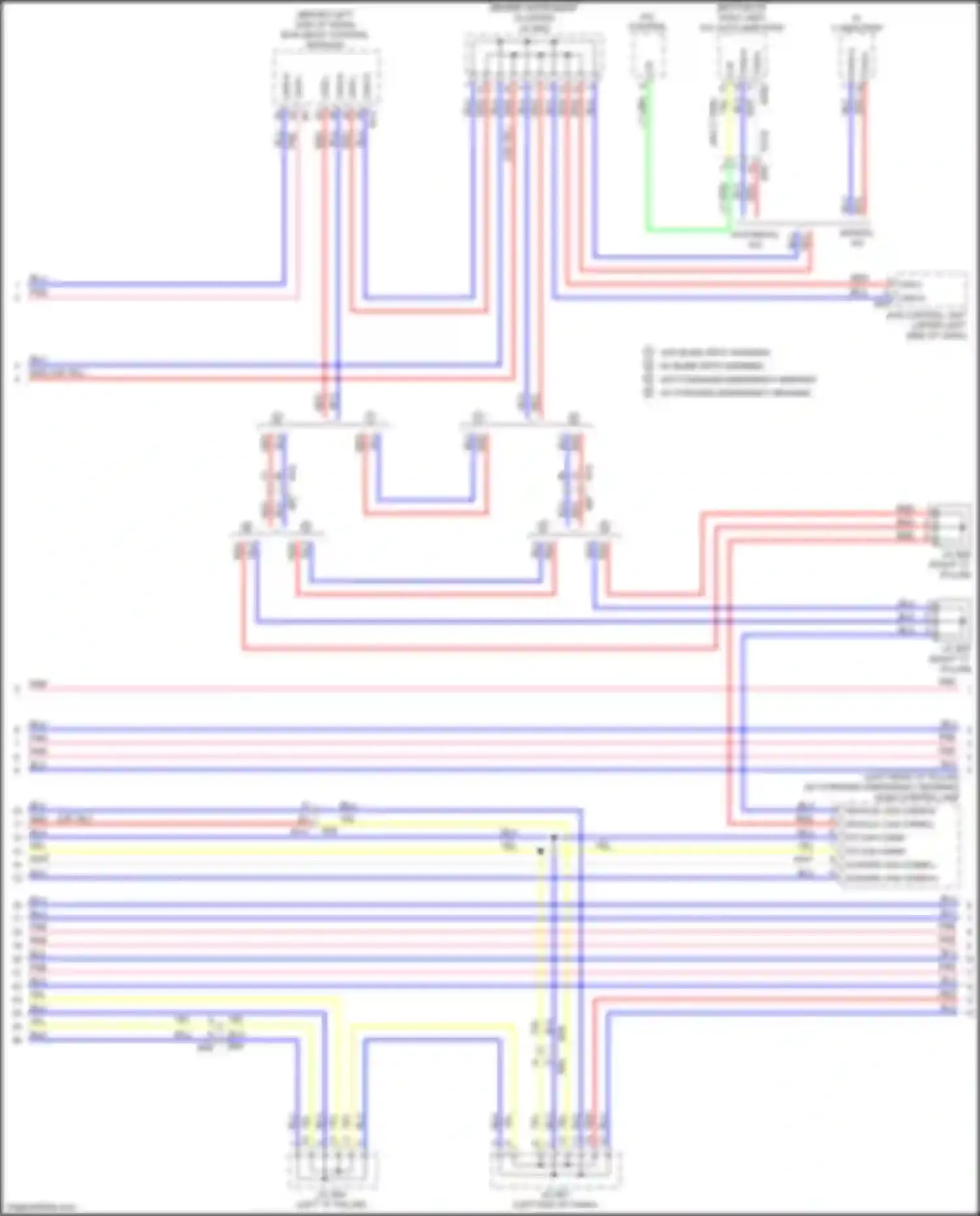 Wiring diagram chassis can comm-h for Nissan Rogue Sport I (2017-2019) (2 of 3)