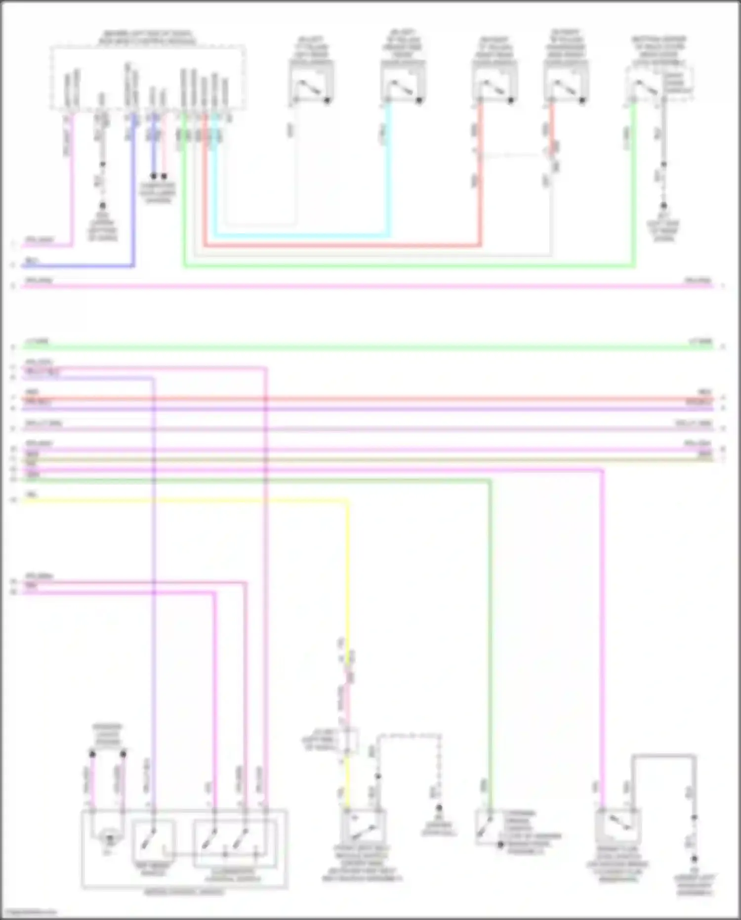 Wiring diagram computer data lines system for Nissan Rogue Sport I (2017-2019) (23 of 65)
