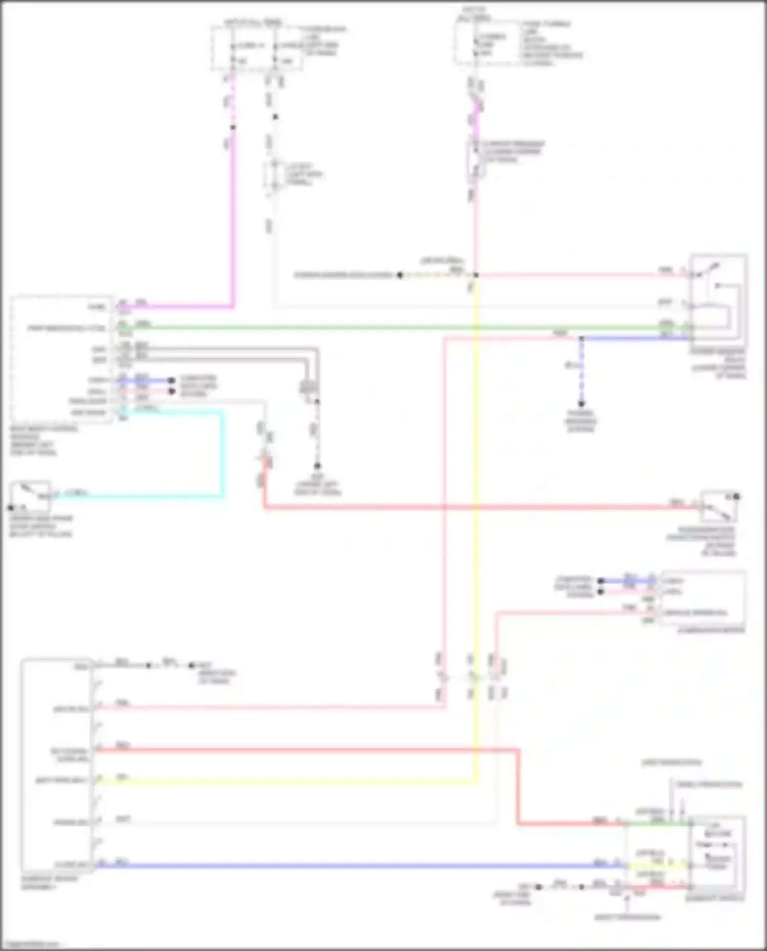 Wiring diagram computer data lines system for Nissan Rogue Sport I (2017-2019) (5 of 65)