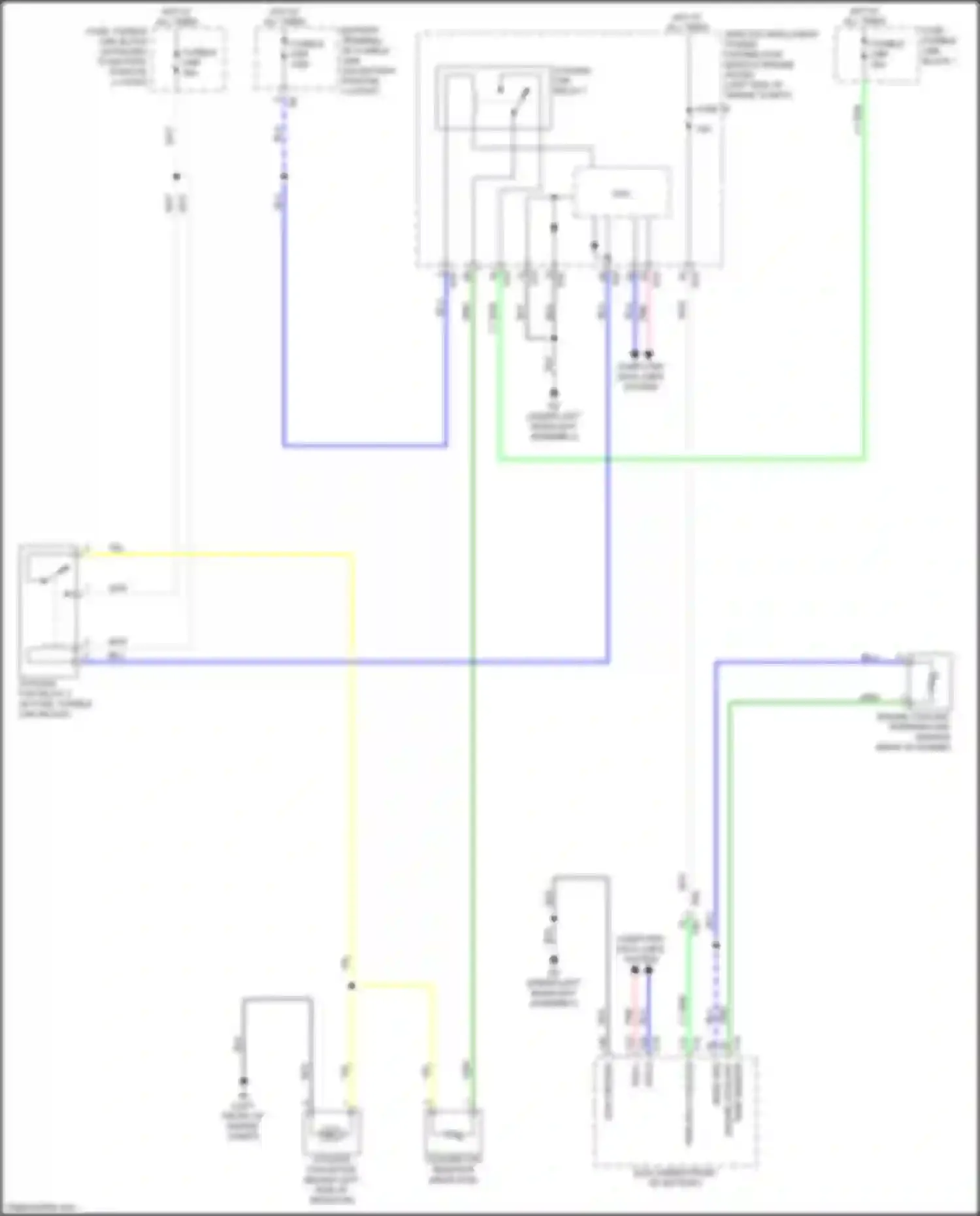 Wiring diagram engine coolant temperature sensor for Nissan Rogue Sport I (2017-2019) (1 of 4)