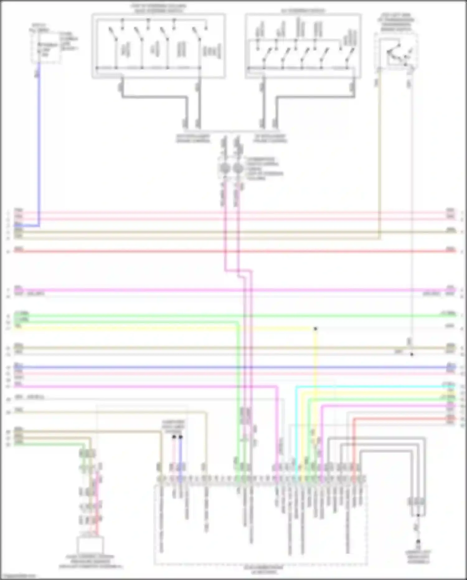 Wiring diagram fuse, fusible link block-1 for Nissan Rogue Sport I (2017-2019) (8 of 8)
