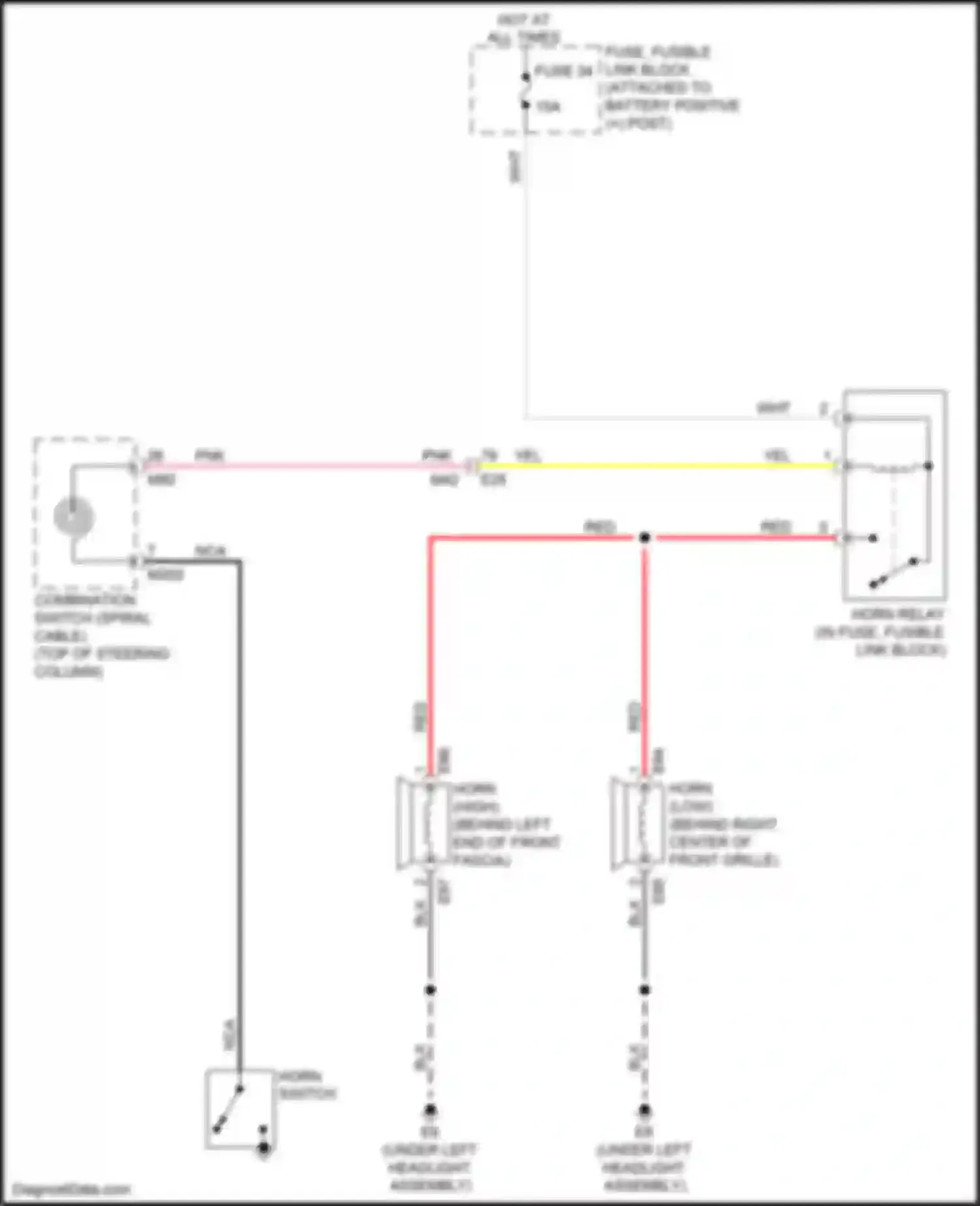 Wiring diagram fuse, fusible link block for Nissan Rogue Sport I (2017-2019) (4 of 16)