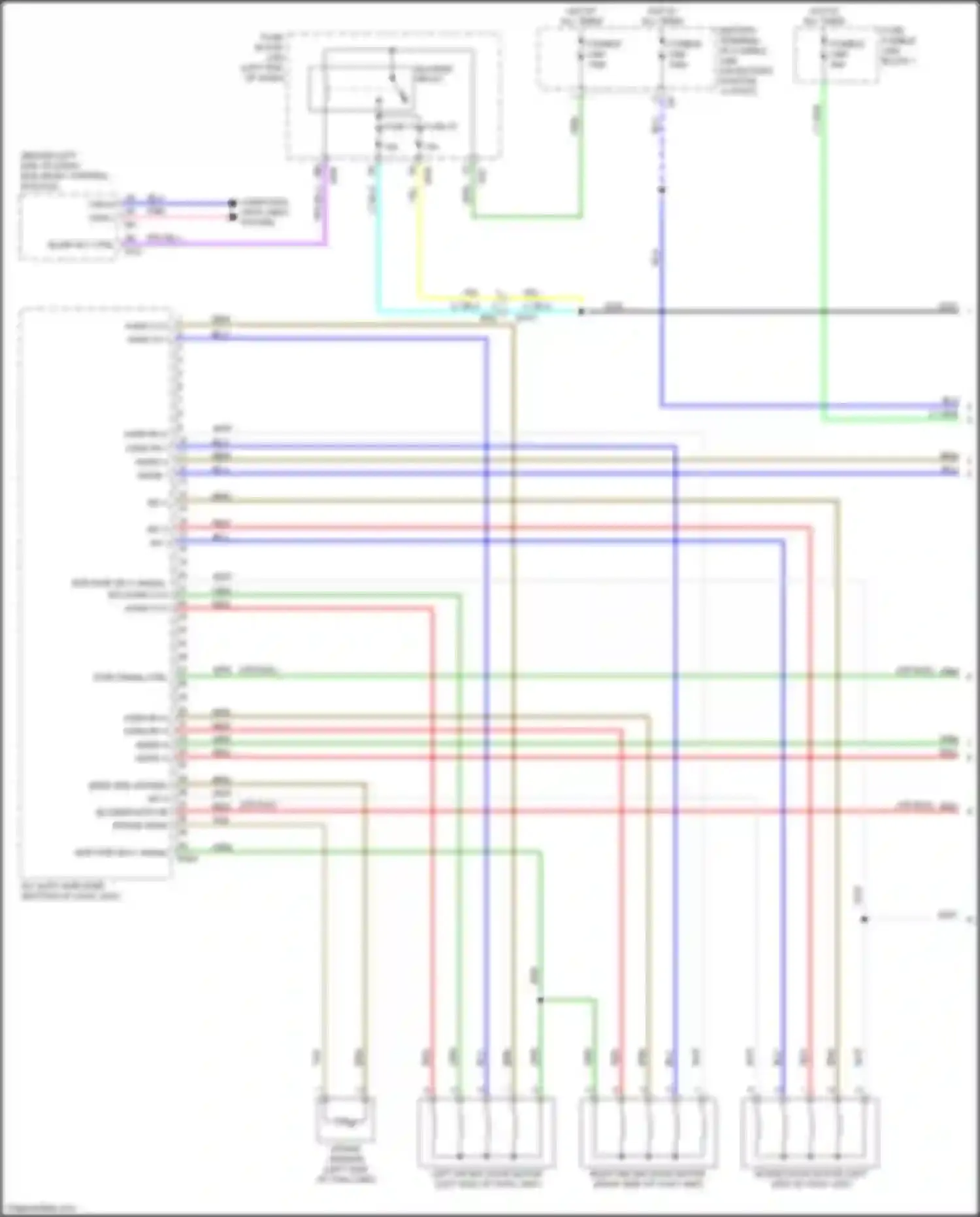 Wiring diagram int 1 for Nissan Rogue Sport I (2017-2019) (1 of 1)