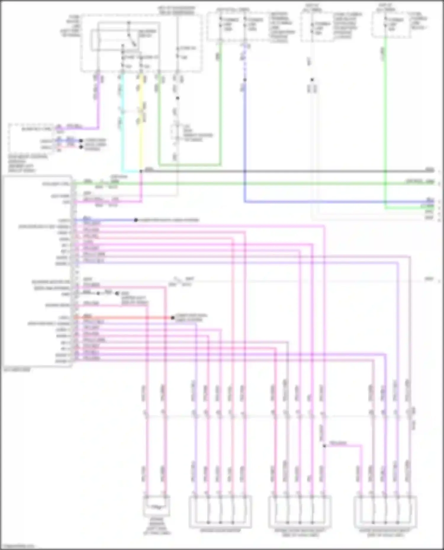 Wiring diagram int 3 for Nissan Rogue Sport I (2017-2019) (2 of 2)