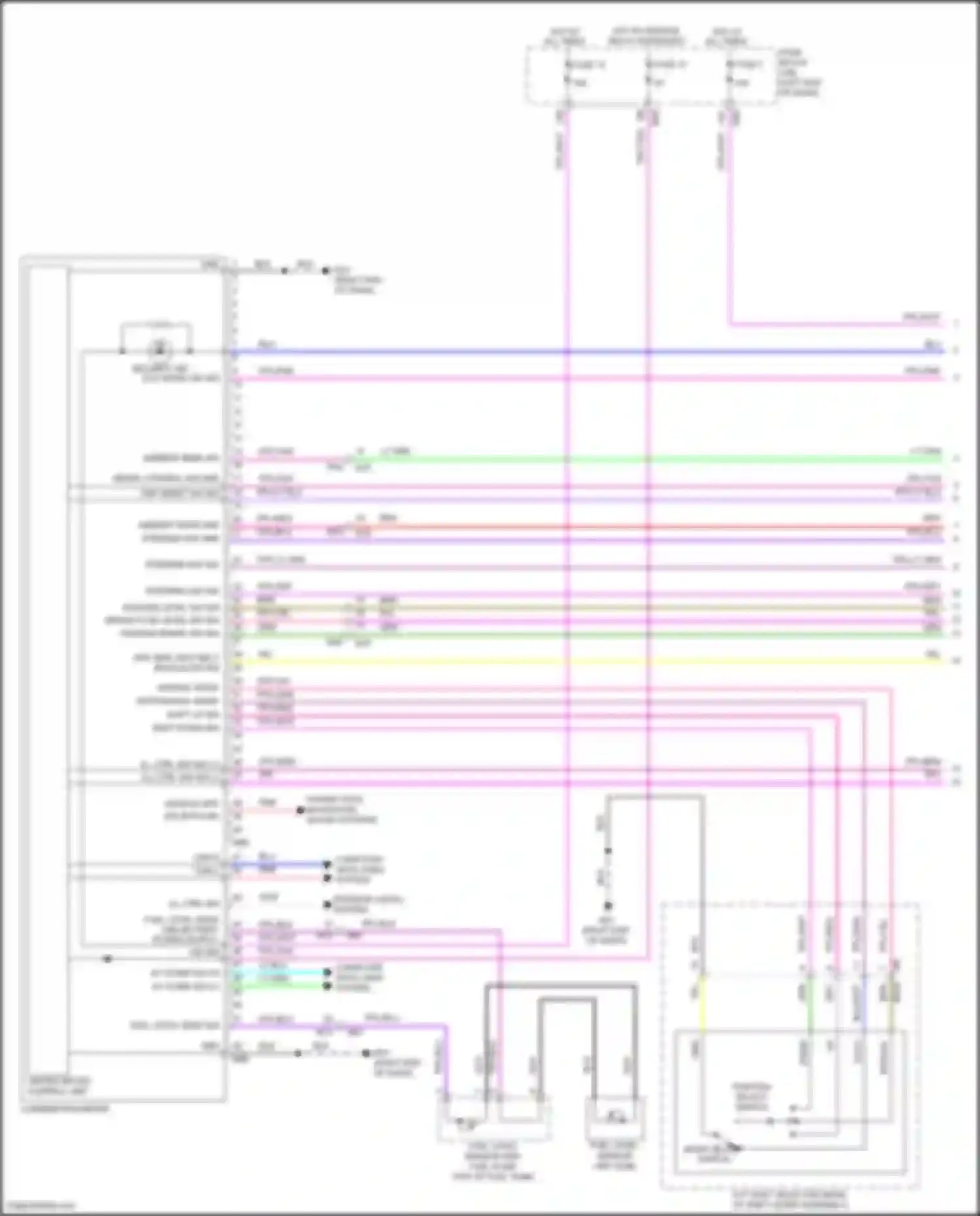 Wiring diagram security ind eco mode sw sig for Nissan Rogue Sport I (2017-2019) (1 of 1)
