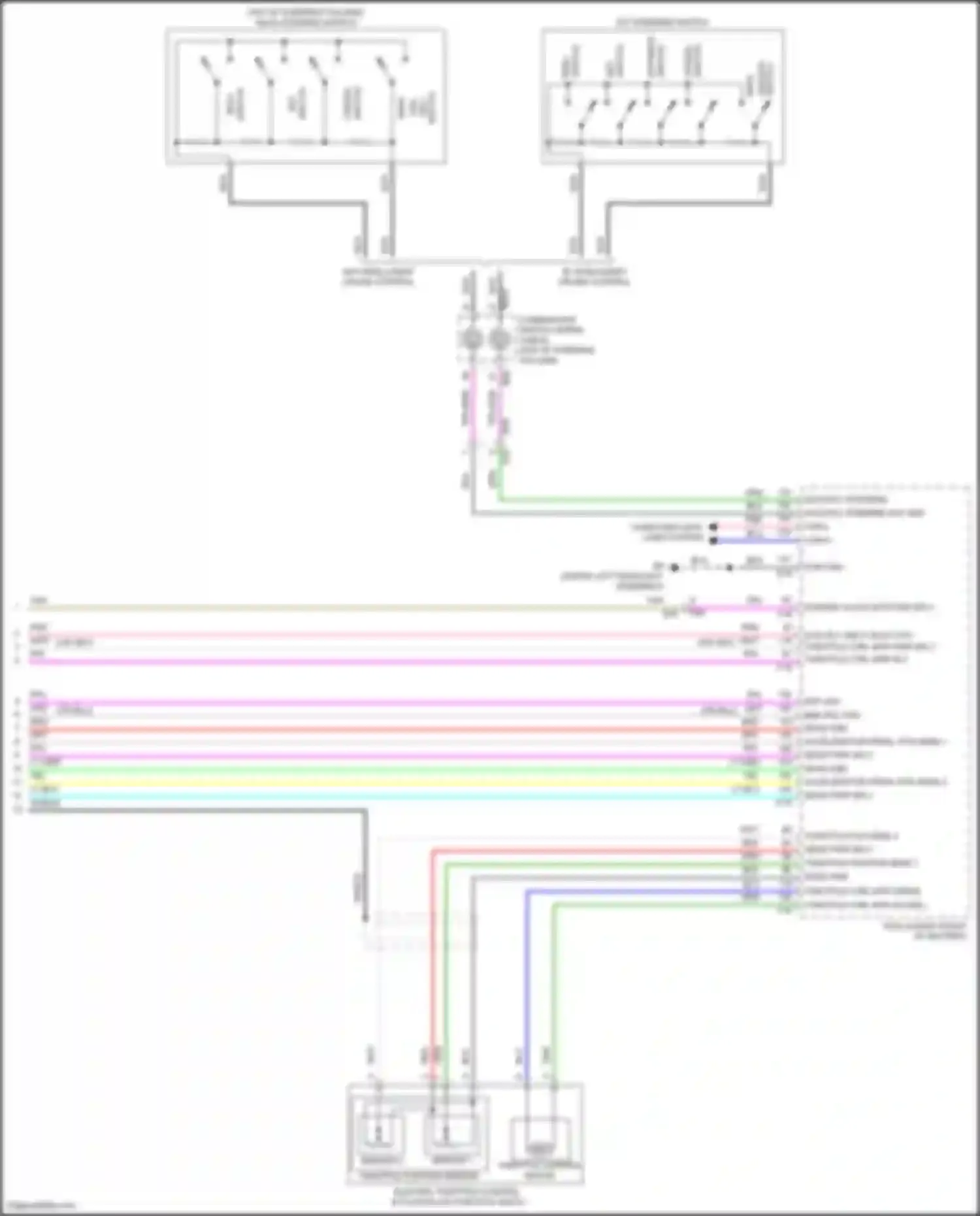 Wiring diagram sensor 2 for Nissan Rogue Sport I (2017-2019) (2 of 3)