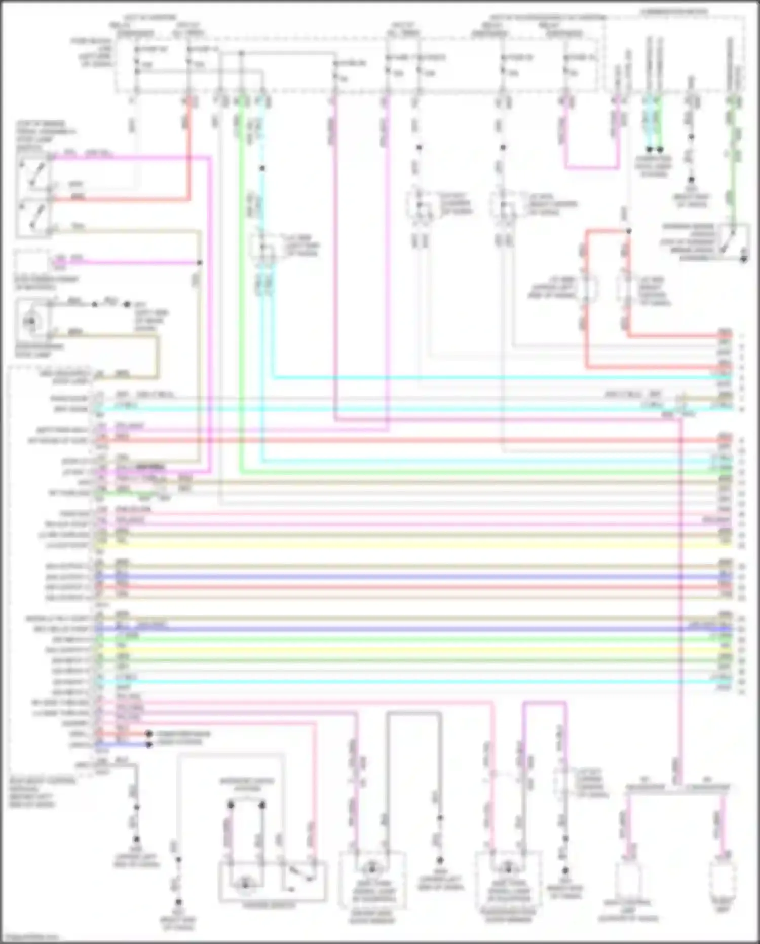 Wiring diagram sw output 2 for Nissan Rogue Sport I (2017-2019) (1 of 5)