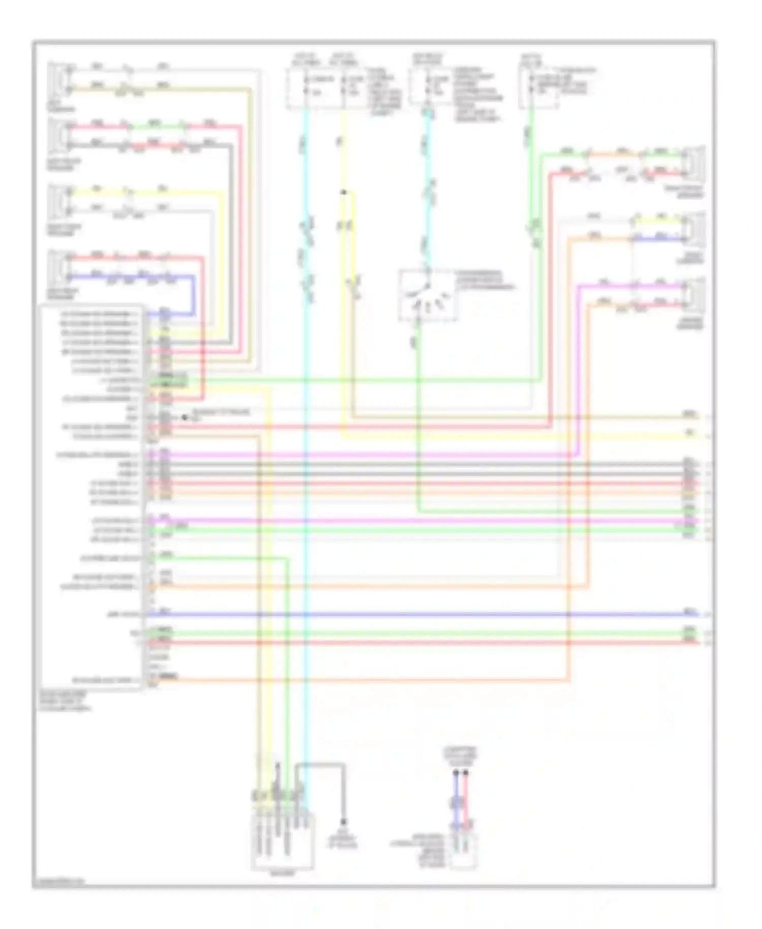 Rogue Nissan I facelift (2010-2013): Navigation circuit, bose (1 of 3)