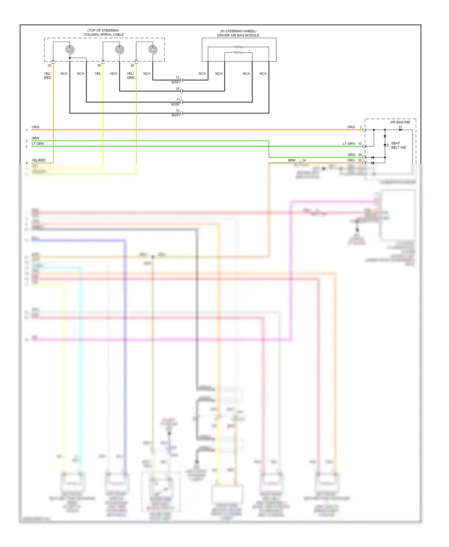 Wiring diagram blu for Nissan Rogue I facelift (2010-2013) (67 of 68)