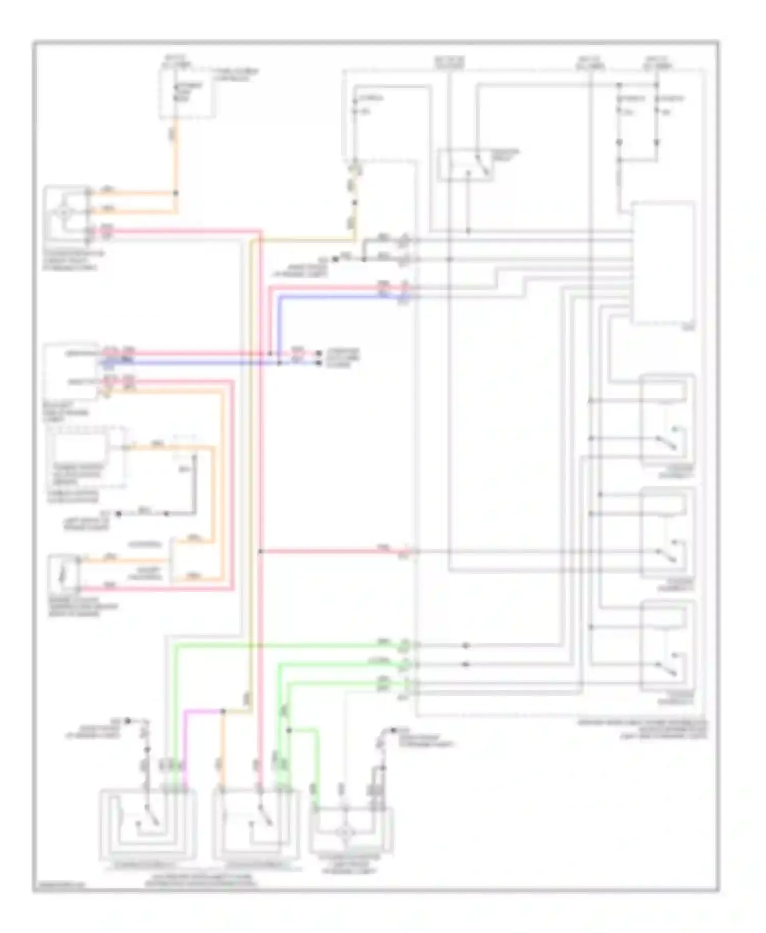 Wiring diagram computer data lines system for Nissan Rogue I facelift (2010-2013) (5 of 44)