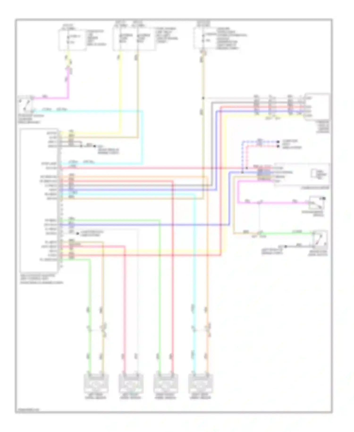 Wiring diagram fuse 11 for Nissan Rogue I facelift (2010-2013) (1 of 2)