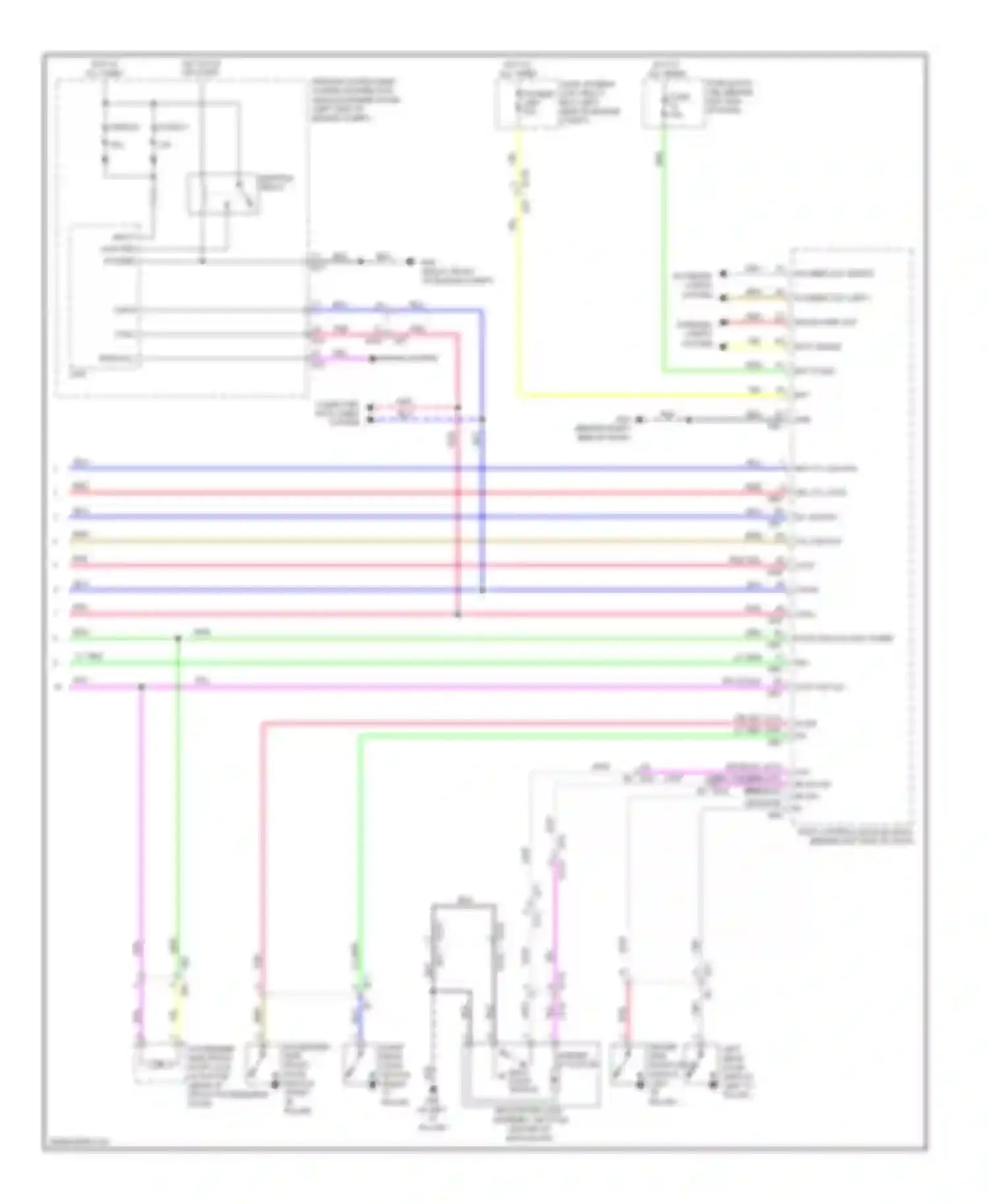 Wiring diagram hot in on or start for Nissan Rogue I facelift (2010-2013) (29 of 46)