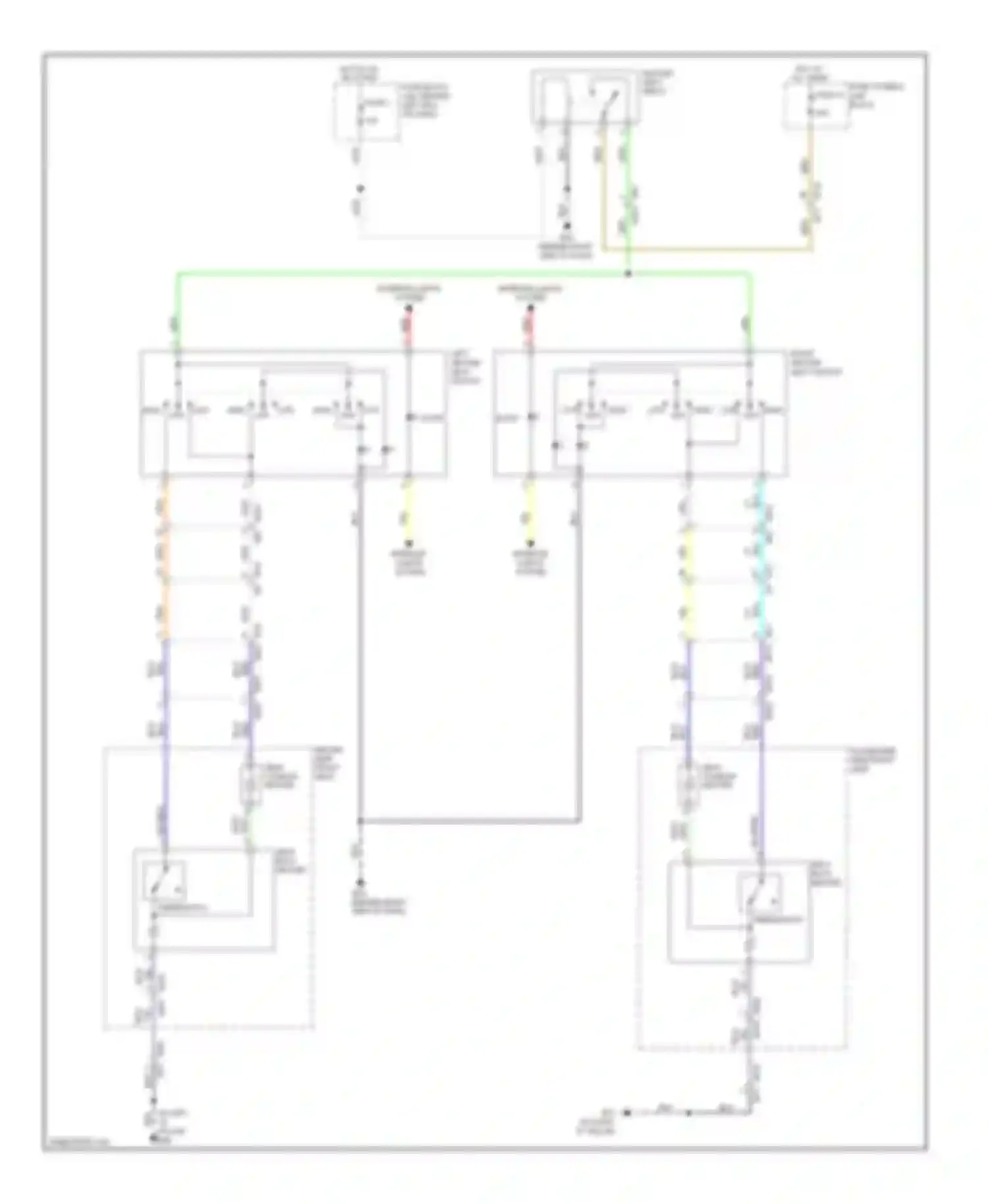 Wiring diagram hot in on or start for Nissan Rogue I facelift (2010-2013) (32 of 46)