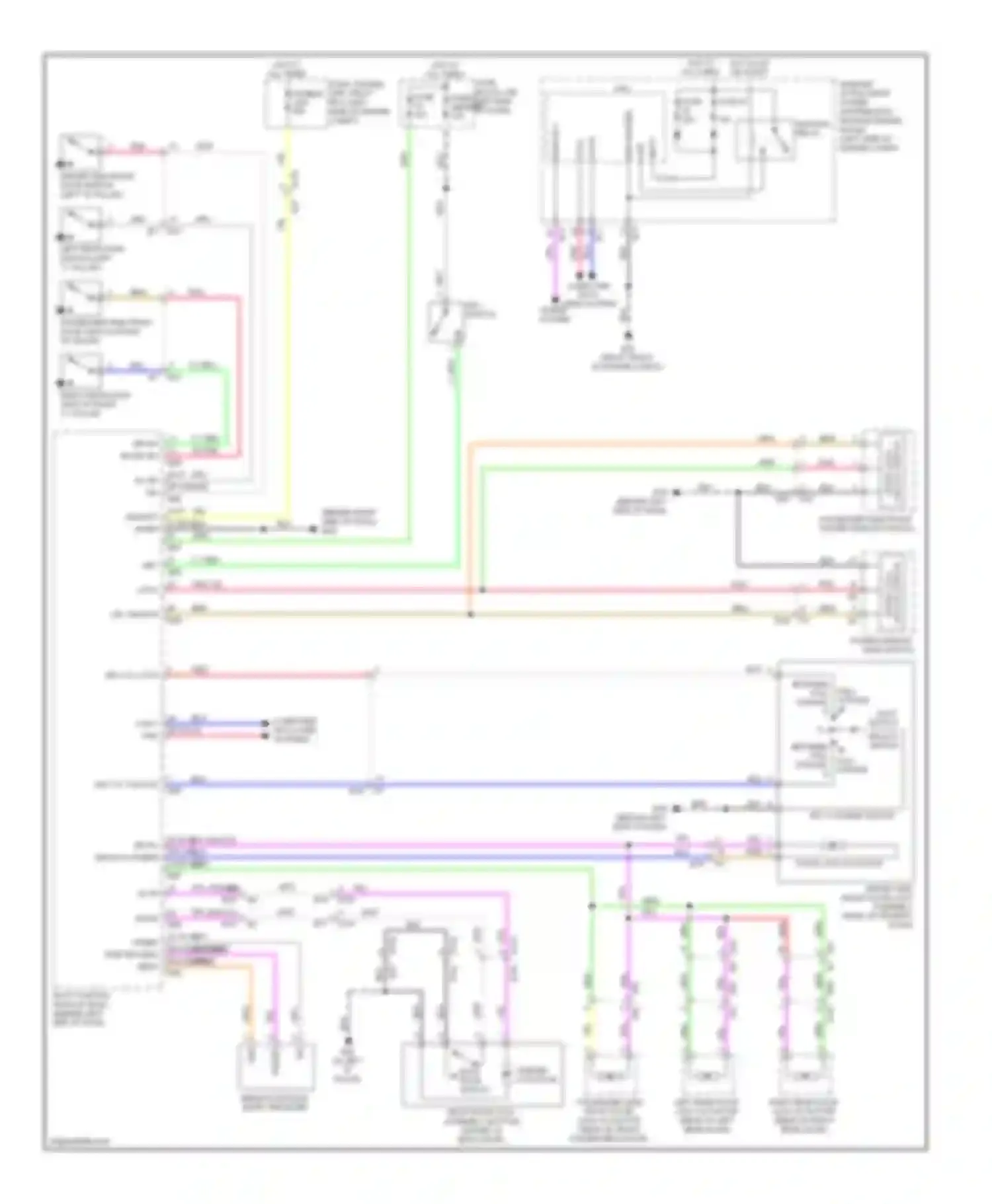 Wiring diagram ignition relay for Nissan Rogue I facelift (2010-2013) (10 of 12)