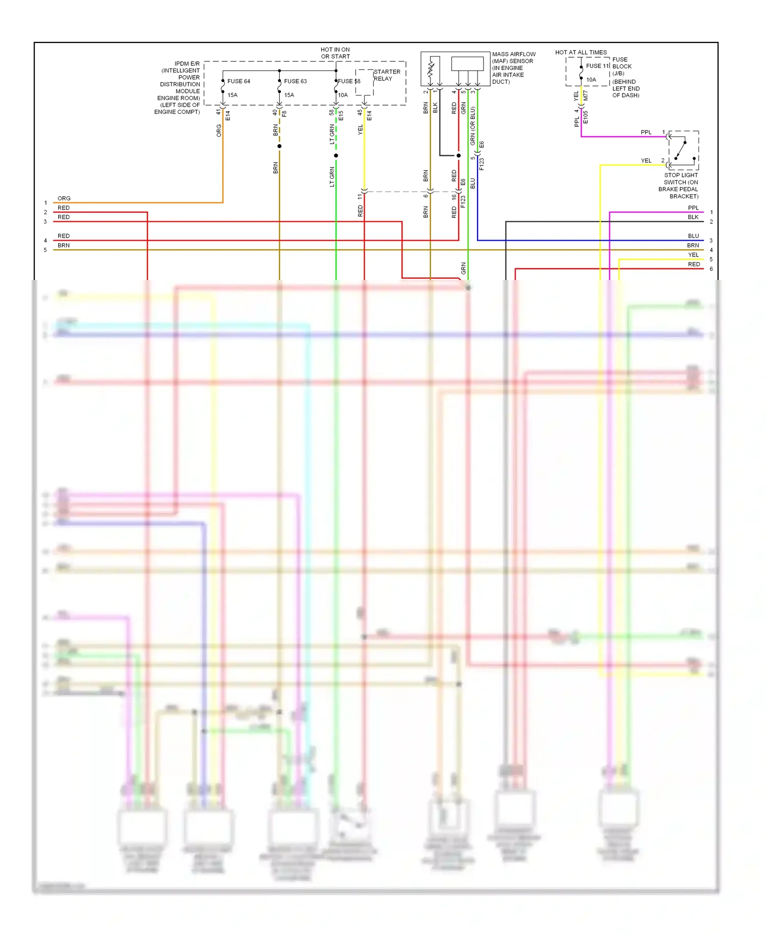 Wiring diagram nca for Nissan Rogue I facelift (2010-2013) (9 of 31)