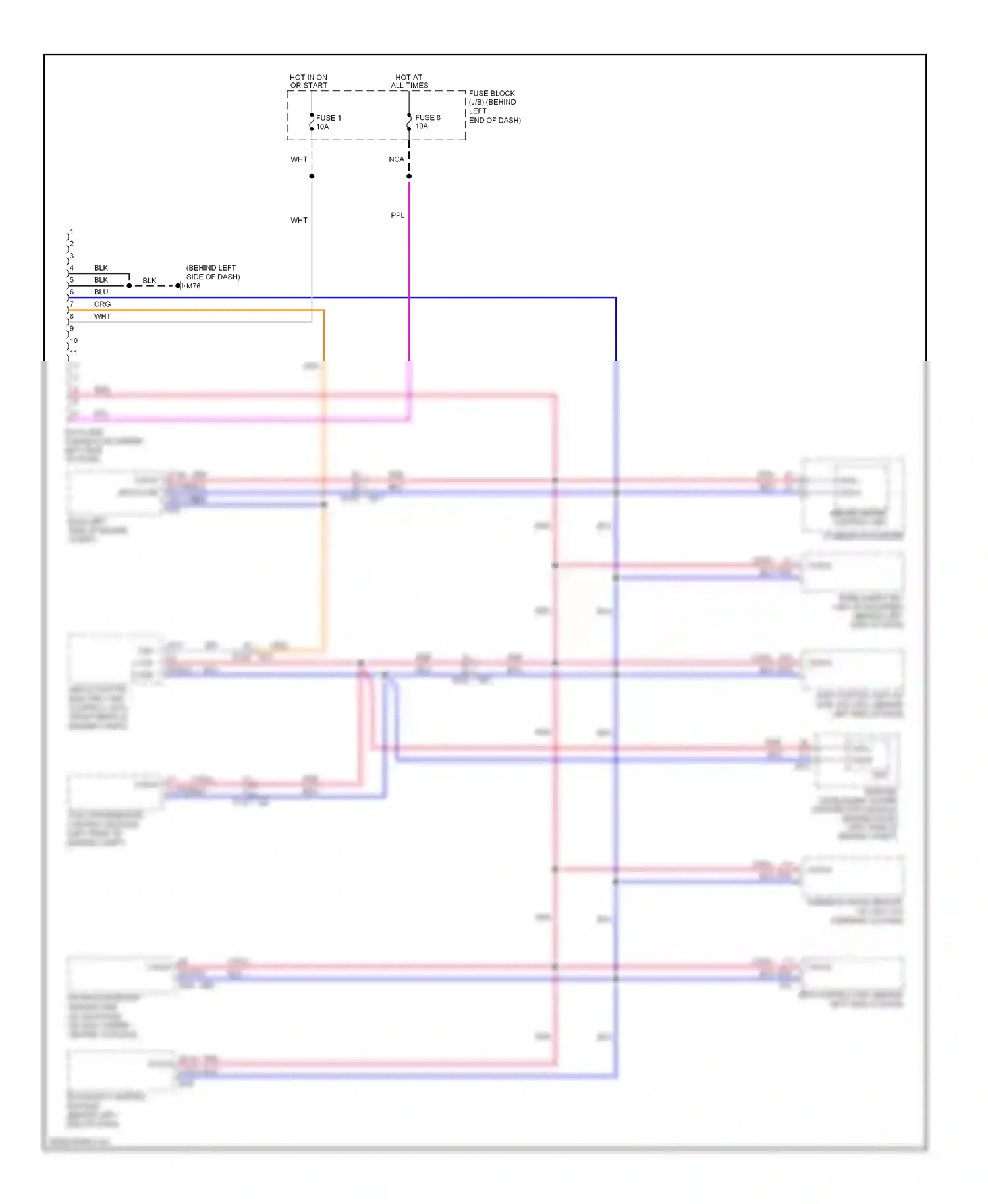 Wiring diagram nca for Nissan Rogue I facelift (2010-2013) (1 of 31)