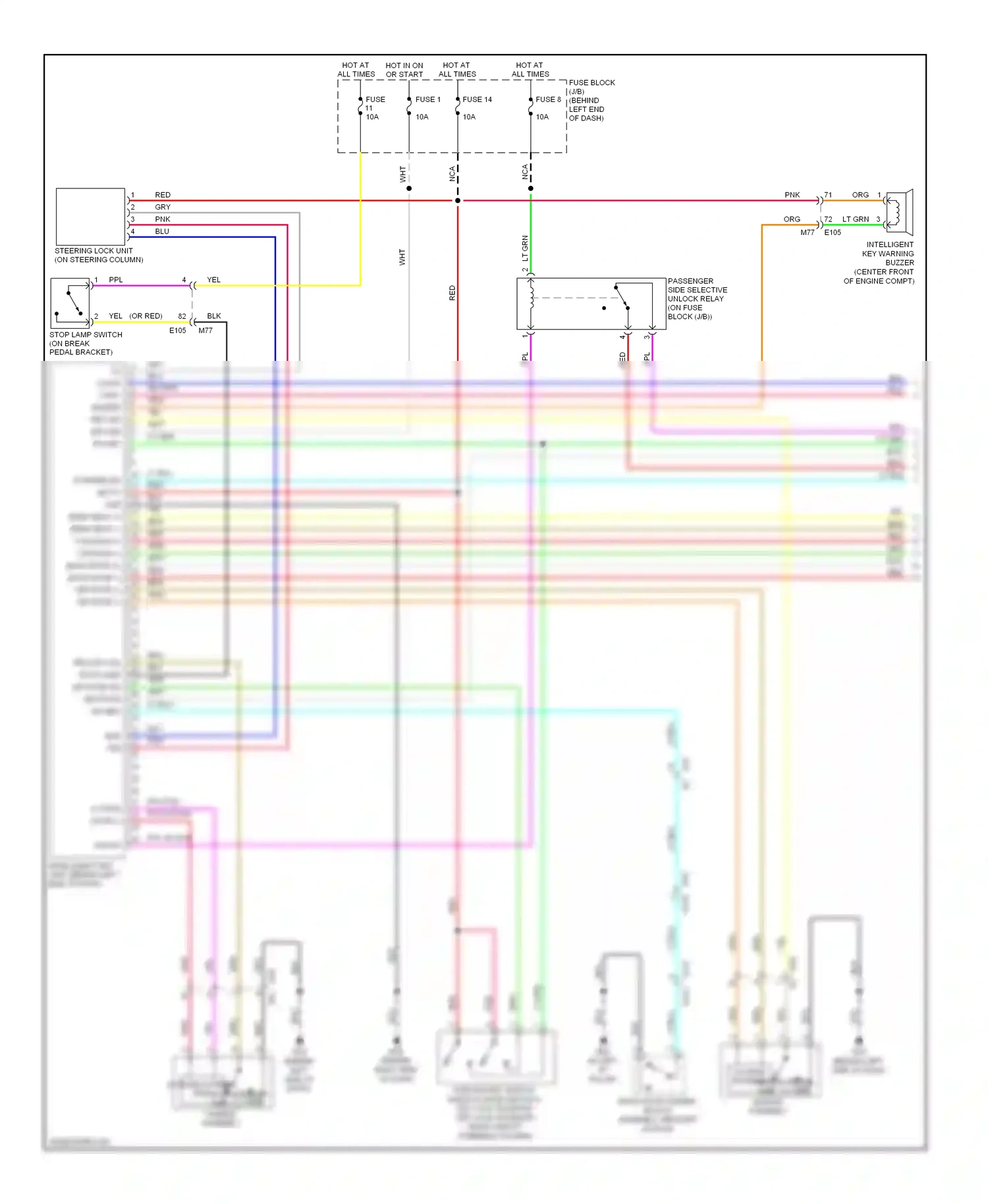Wiring diagram nca for Nissan Rogue I facelift (2010-2013) (17 of 31)