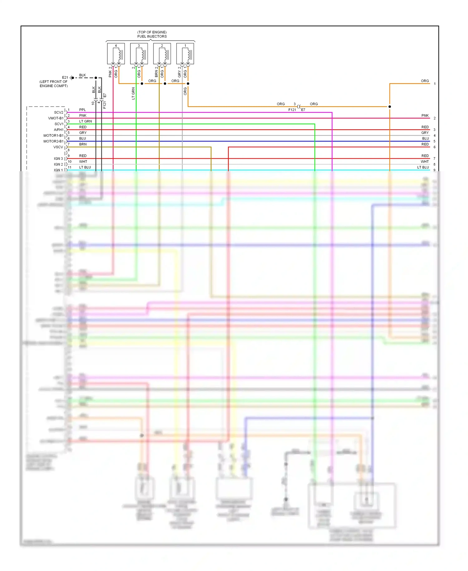 Wiring diagram nca for Nissan Rogue I facelift (2010-2013) (7 of 31)