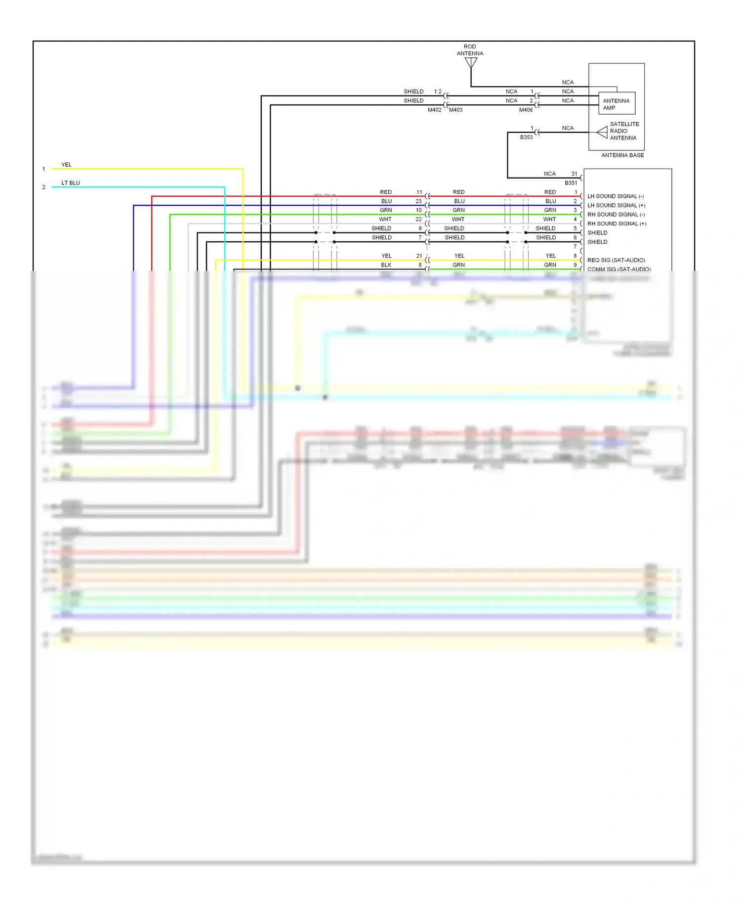 Wiring diagram red for Nissan Rogue I facelift (2010-2013) (47 of 61)