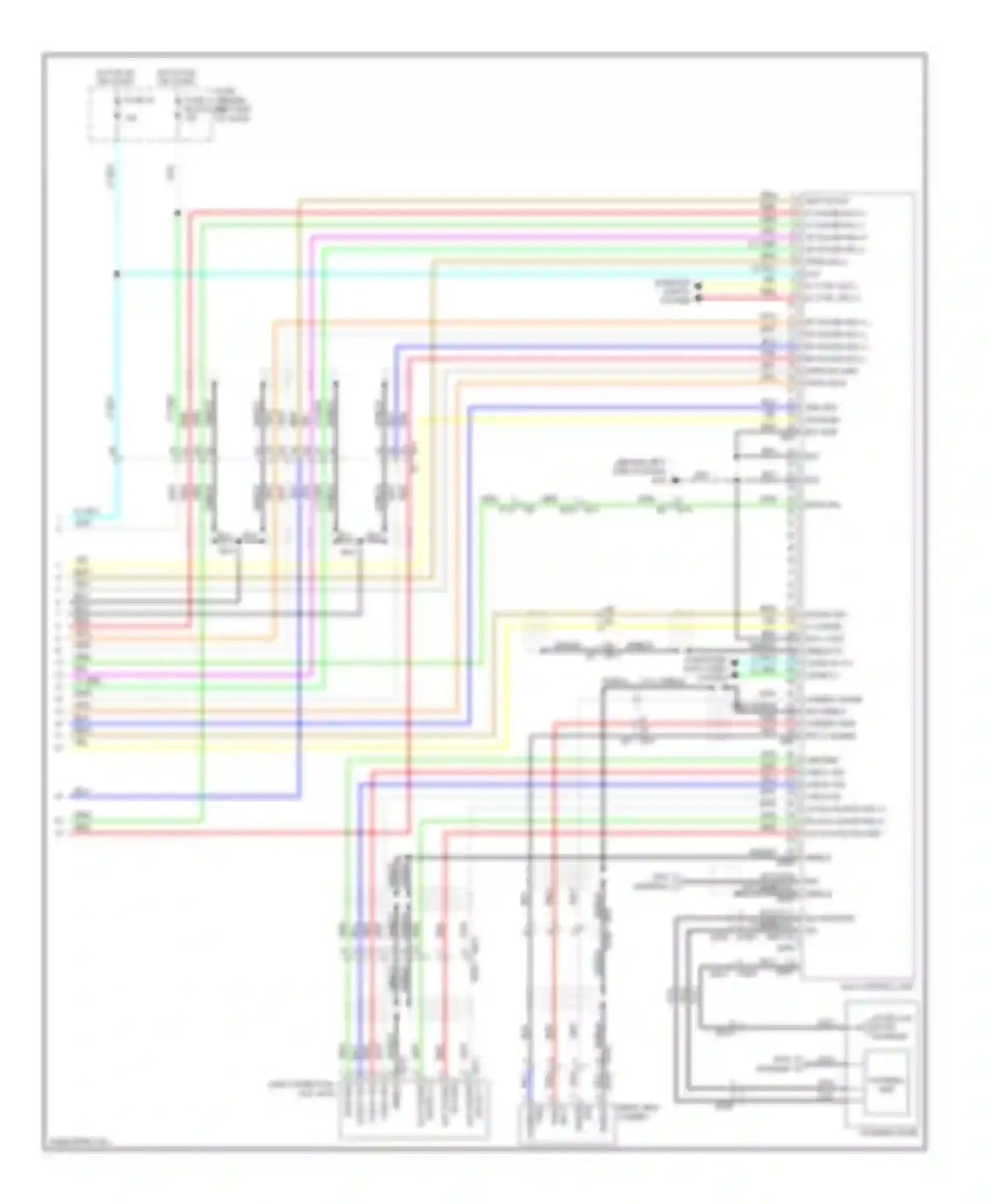 Wiring diagram revr sig for Nissan Rogue I facelift (2010-2013) (1 of 2)