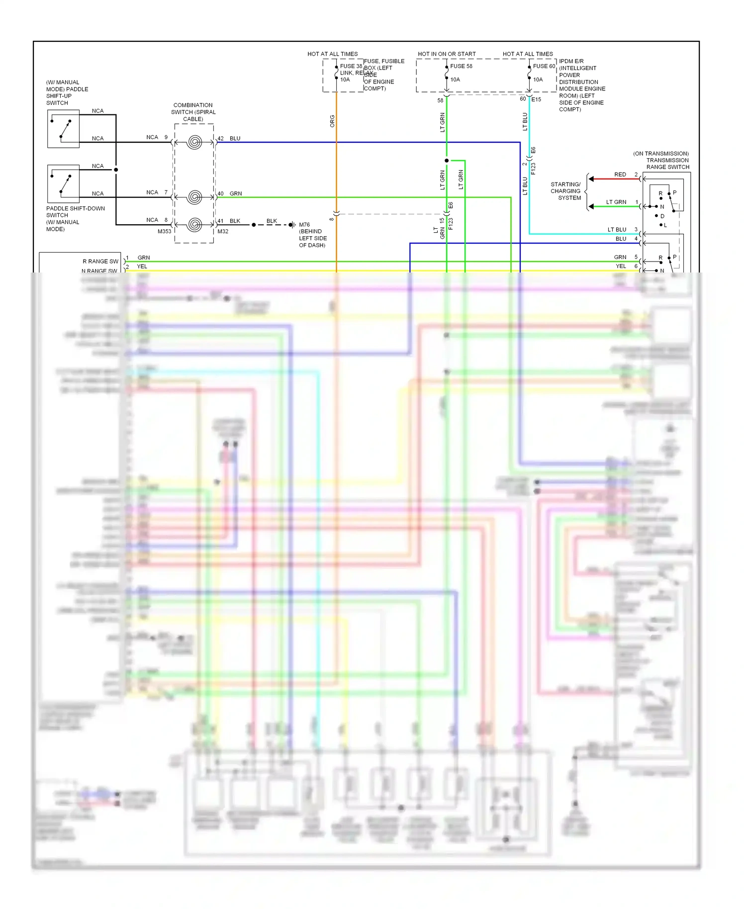 Wiring diagram step motor for Nissan Rogue I facelift (2010-2013) (1 of 1)