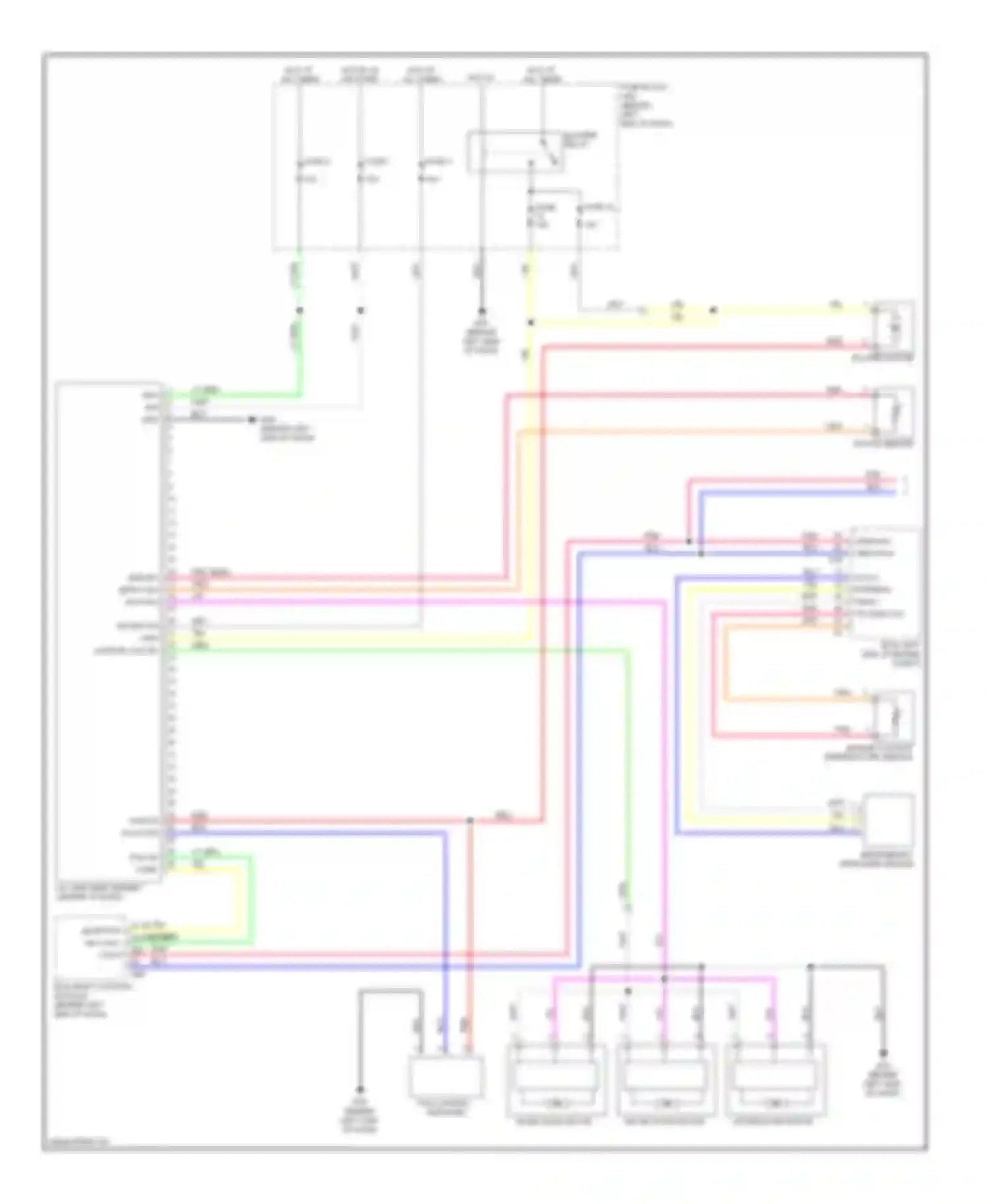 Rogue Nissan I (2007-2010): Manual a/c circuit (1 of 2)