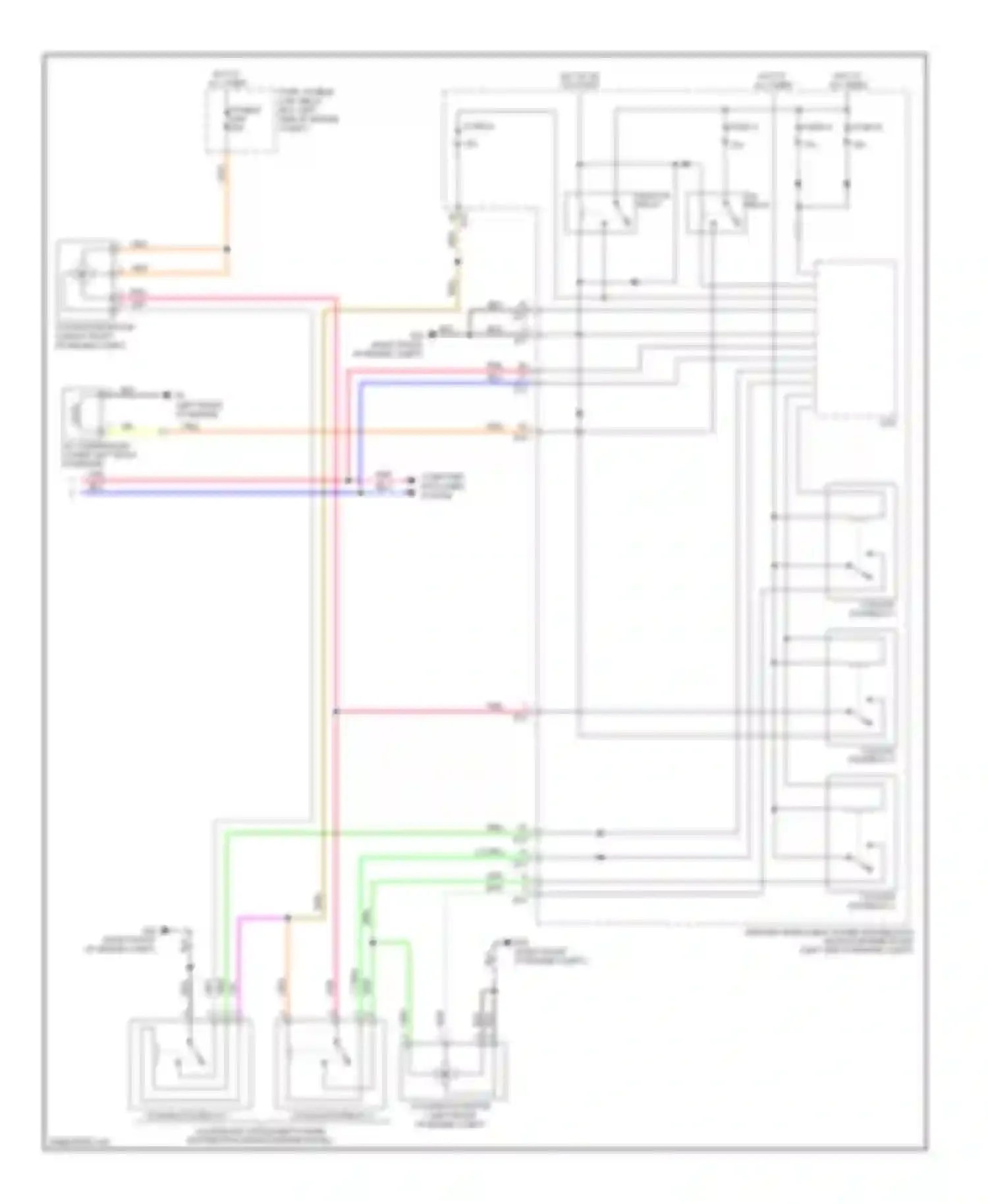 Rogue Nissan I (2007-2010): Manual a/c circuit (2 of 2)