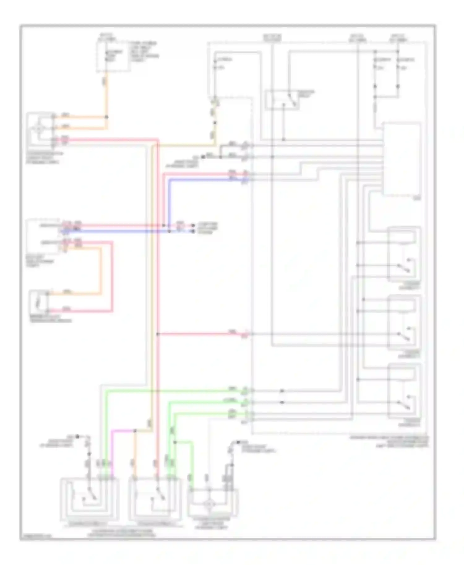 Rogue Nissan I (2007-2010): Cooling fan circuit