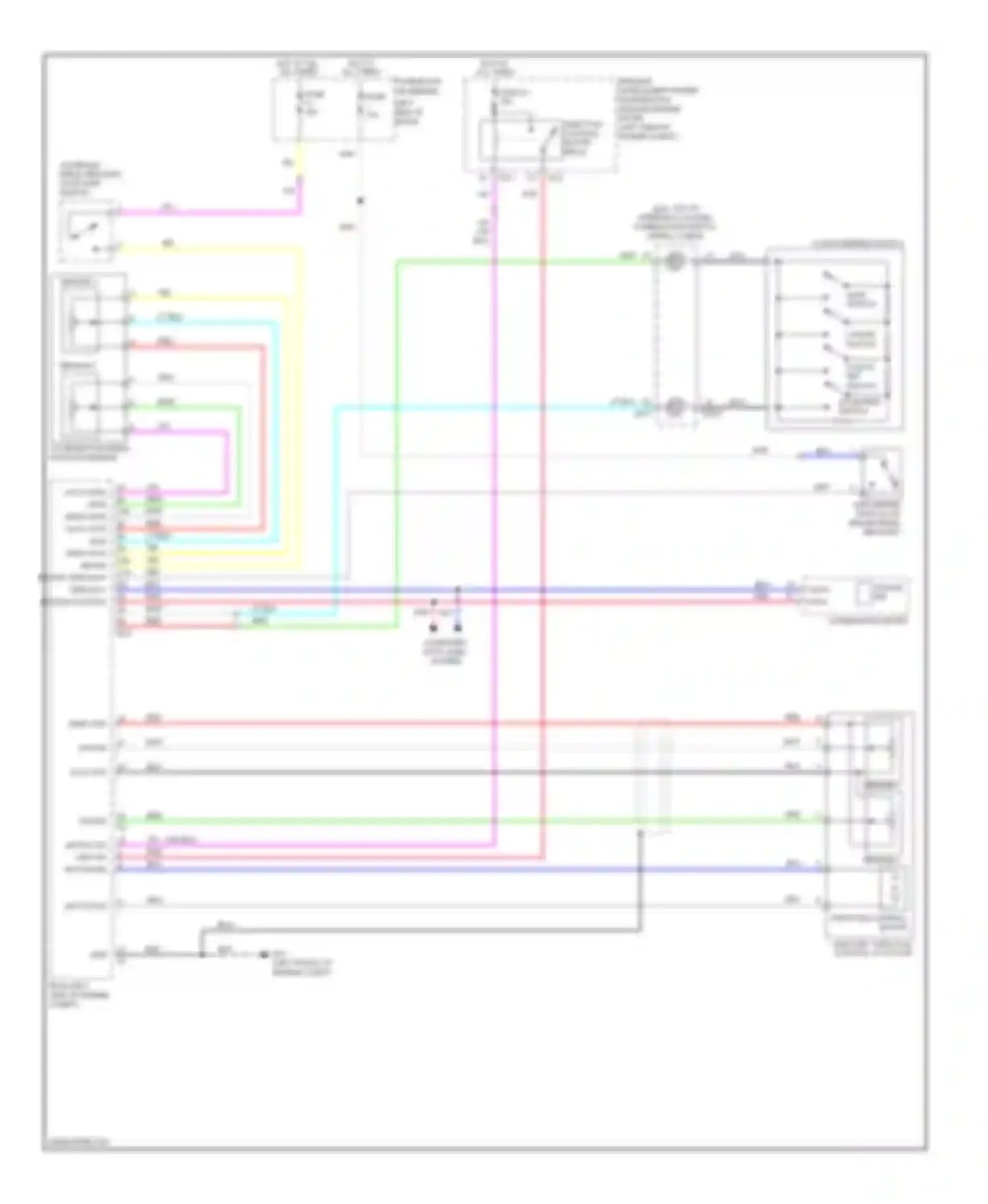 Rogue Nissan I (2007-2010): Cruise control circuit
