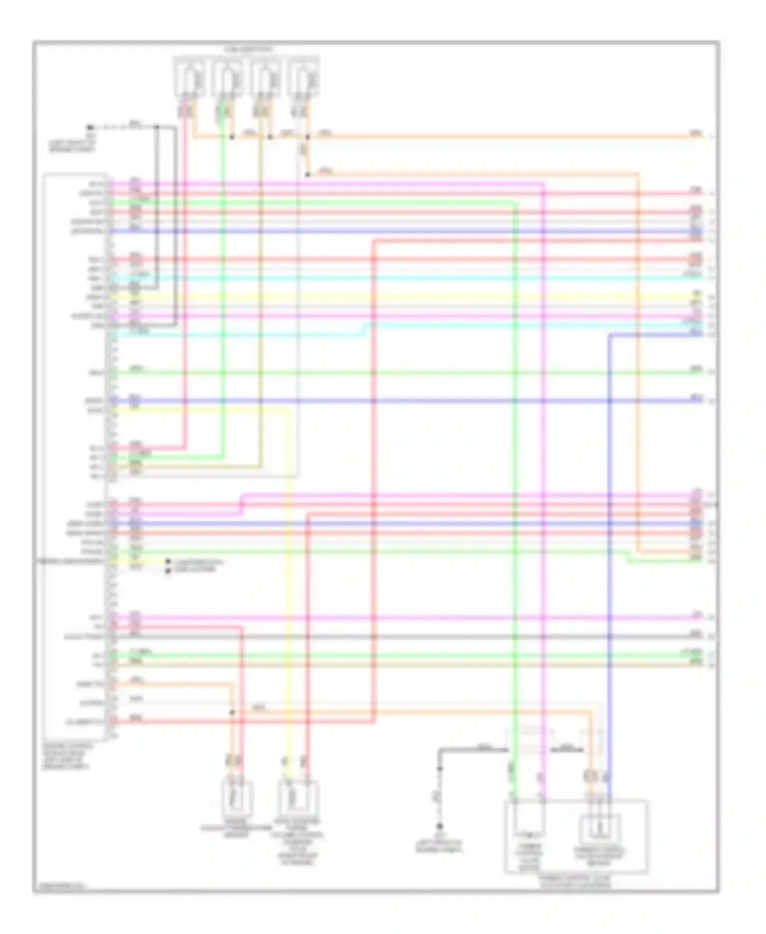Rogue Nissan I (2007-2010): Wiring diagram engine performance 2.5l (1 of 4)