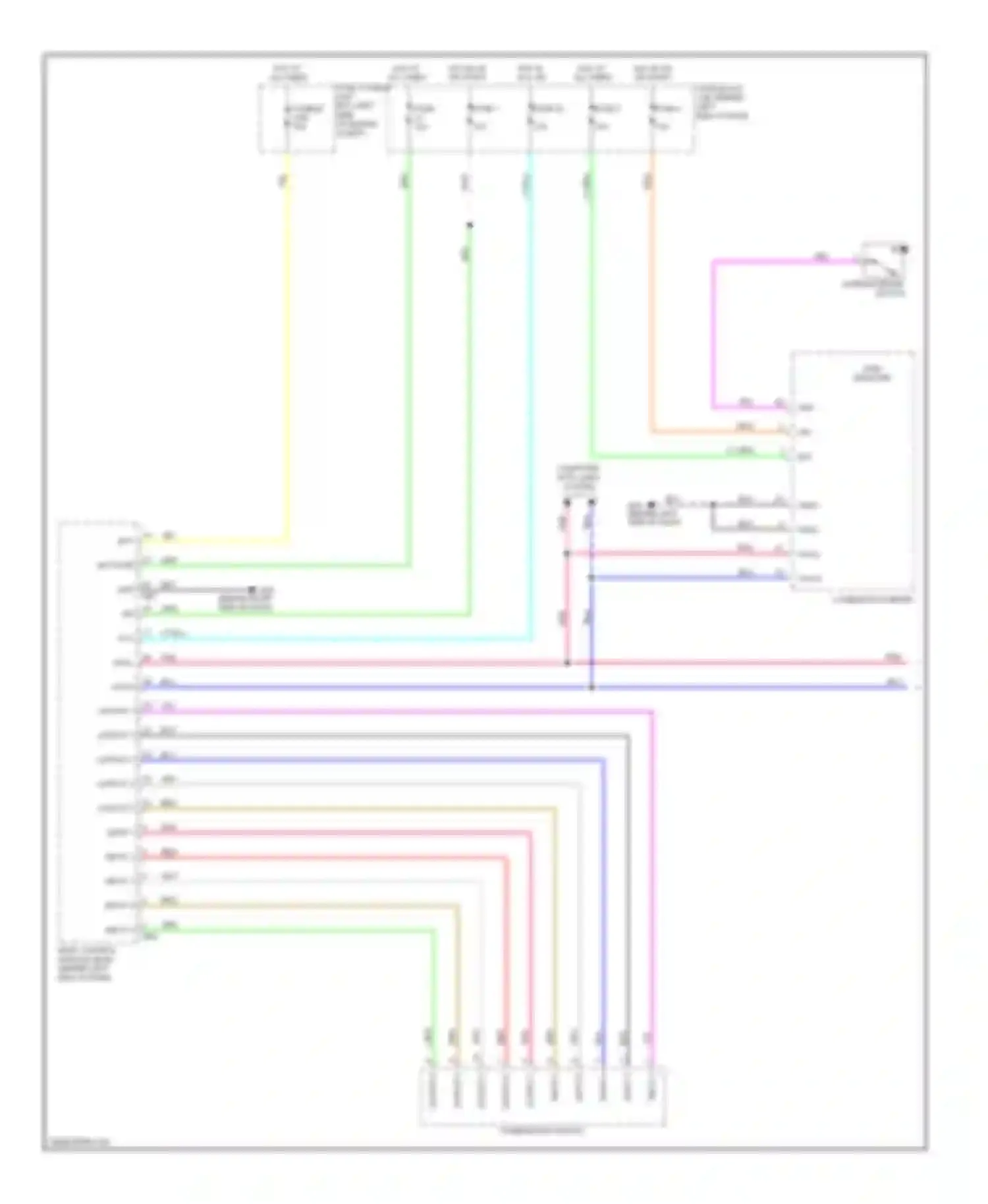 Rogue Nissan I (2007-2010): Headlights circuit, without drl (1 of 2)