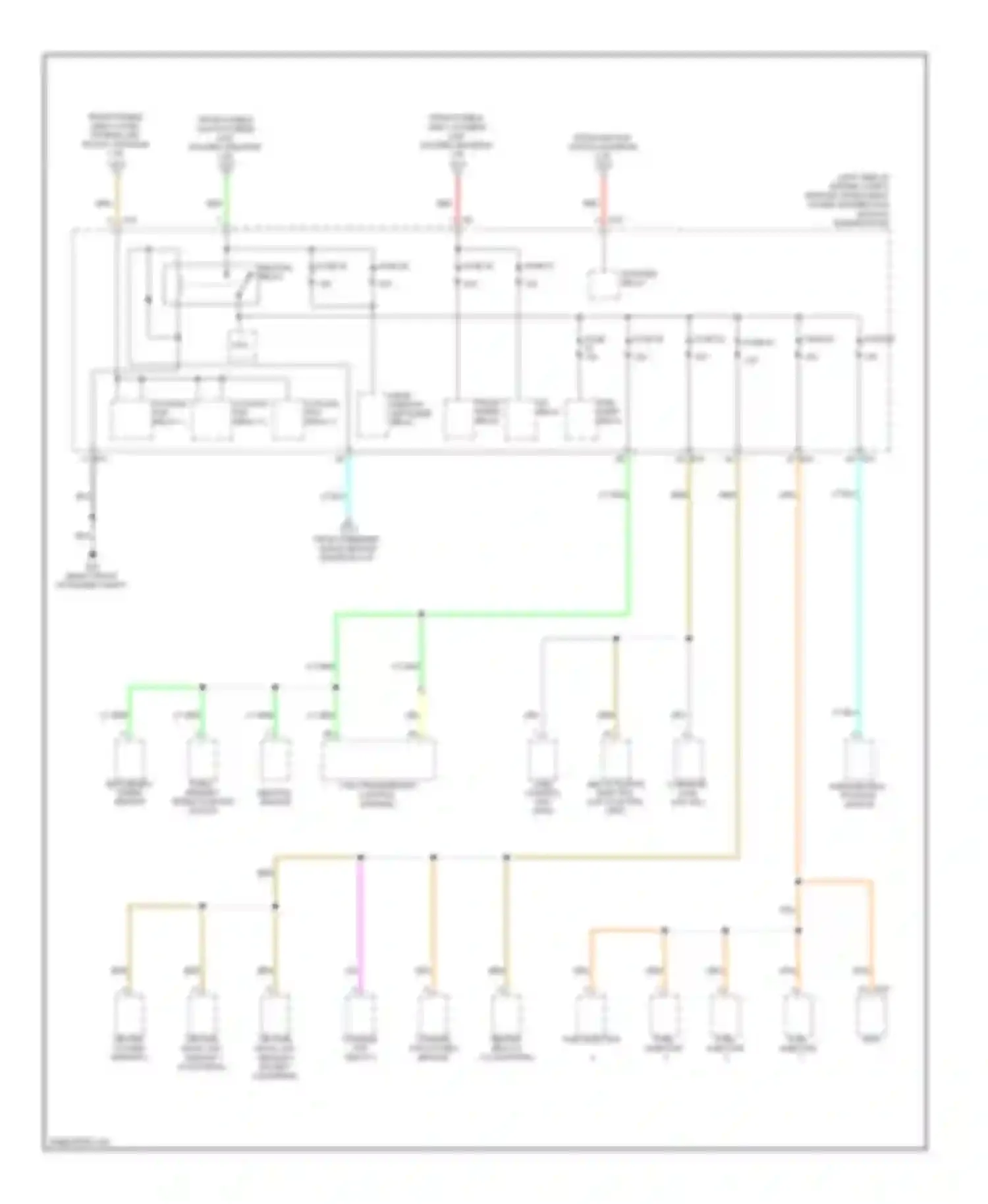 Rogue Nissan I (2007-2010): Power distribution circuit (4 of 4)