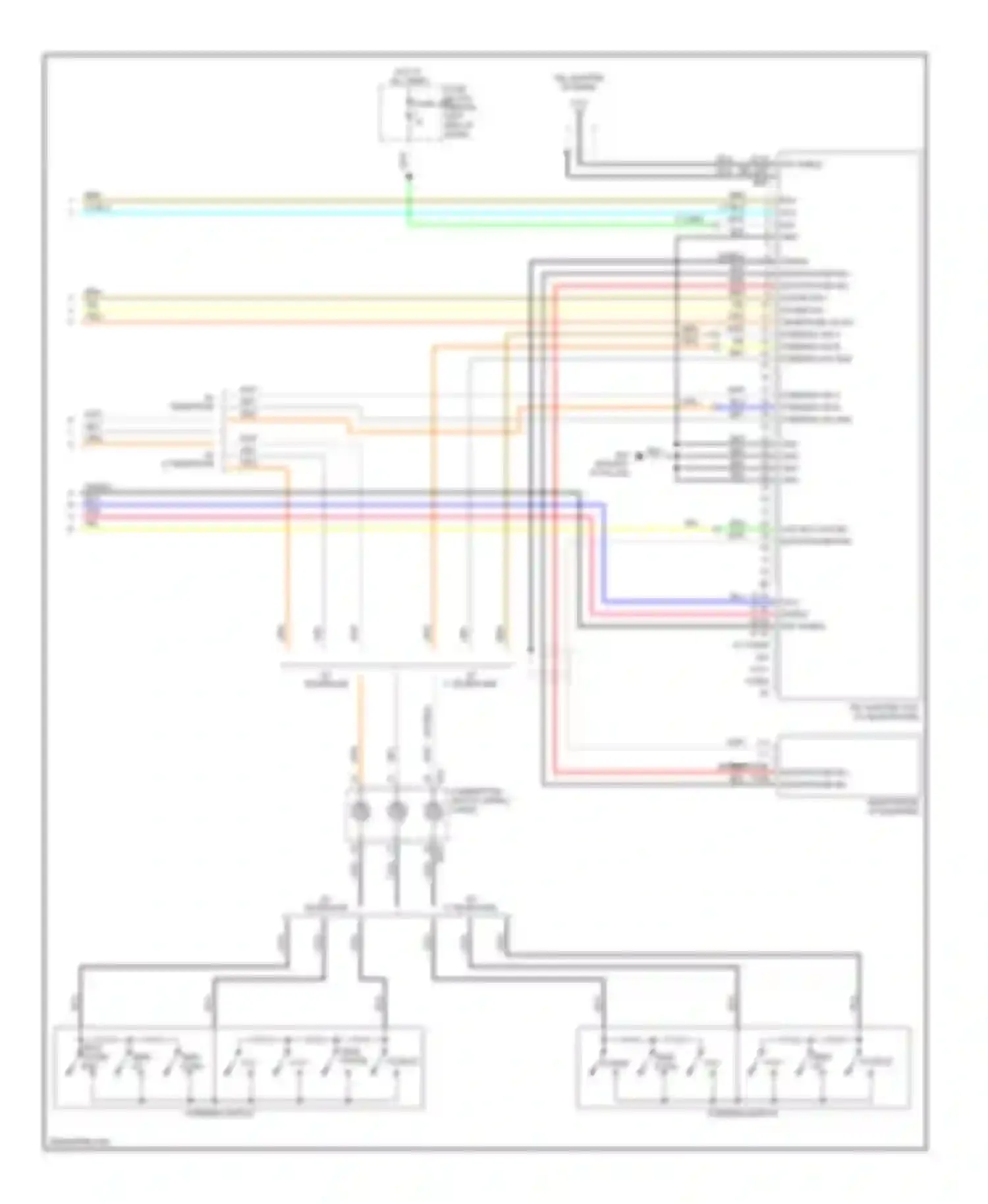 Wiring diagram 4 3 2 1 microphone pwr for Nissan Rogue I (2007-2010) (1 of 1)