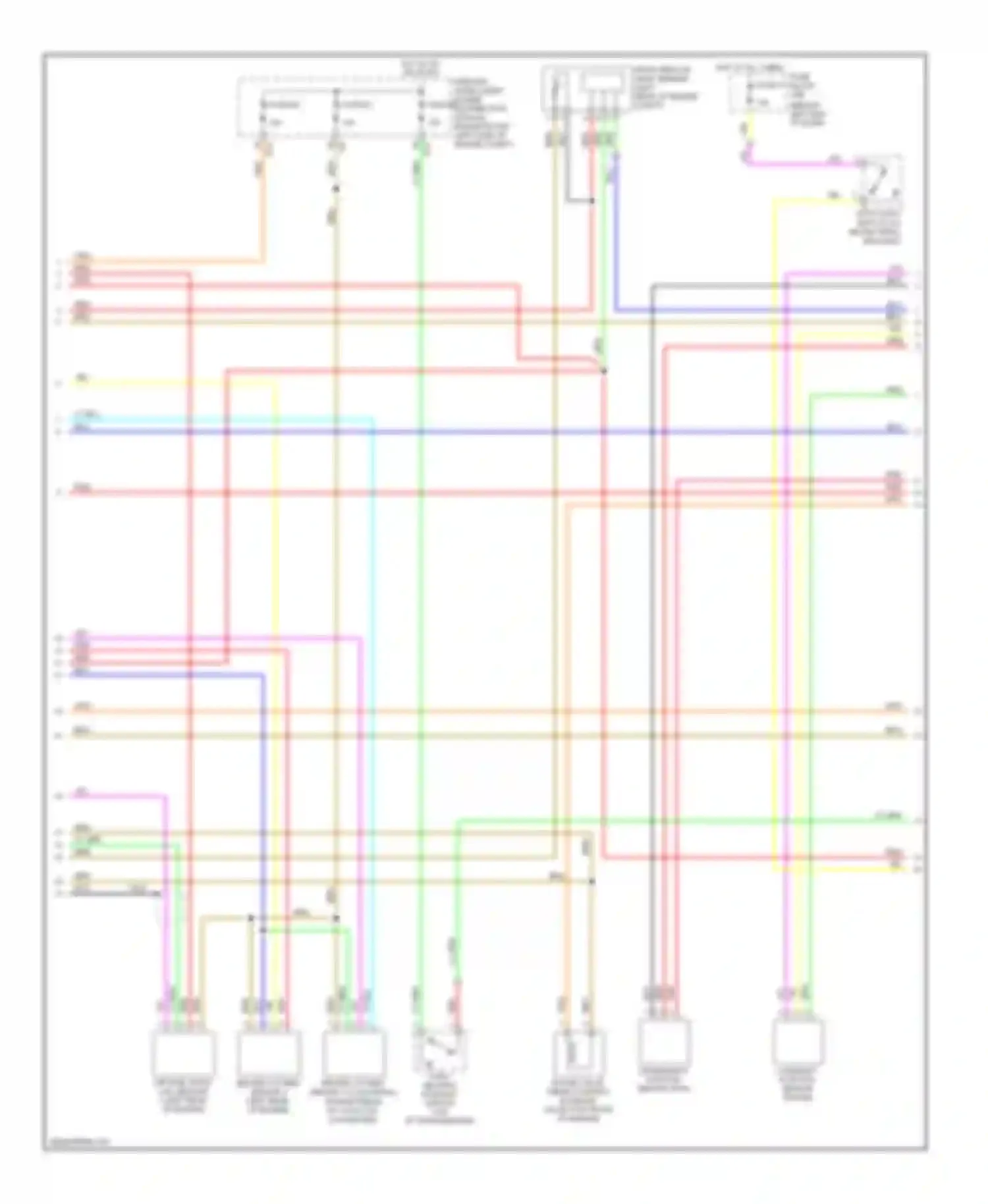 Wiring diagram fuse 11 for Nissan Rogue I (2007-2010) (2 of 2)