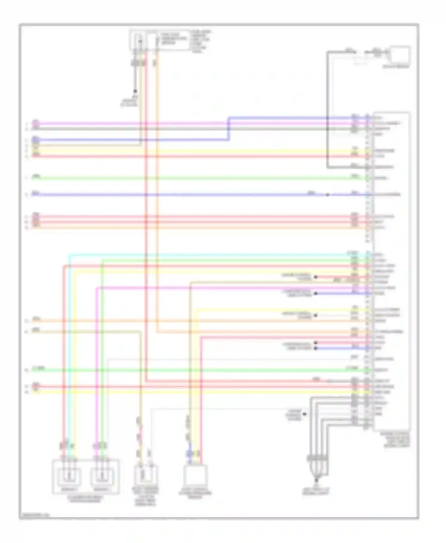 Wiring diagram gnd-pos for Nissan Rogue I (2007-2010) (1 of 1)