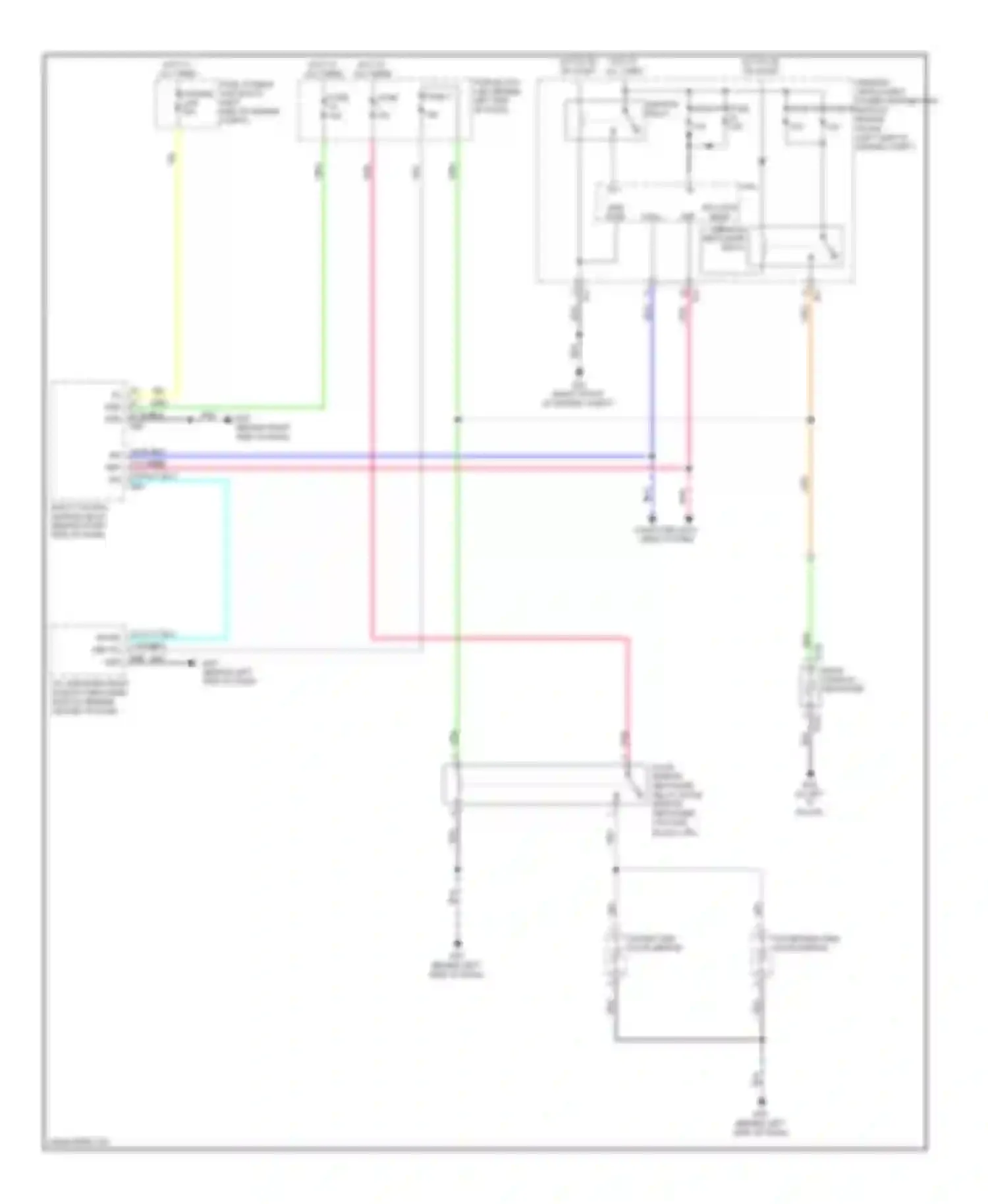 Wiring diagram hot in on or start for Nissan Rogue I (2007-2010) (6 of 37)