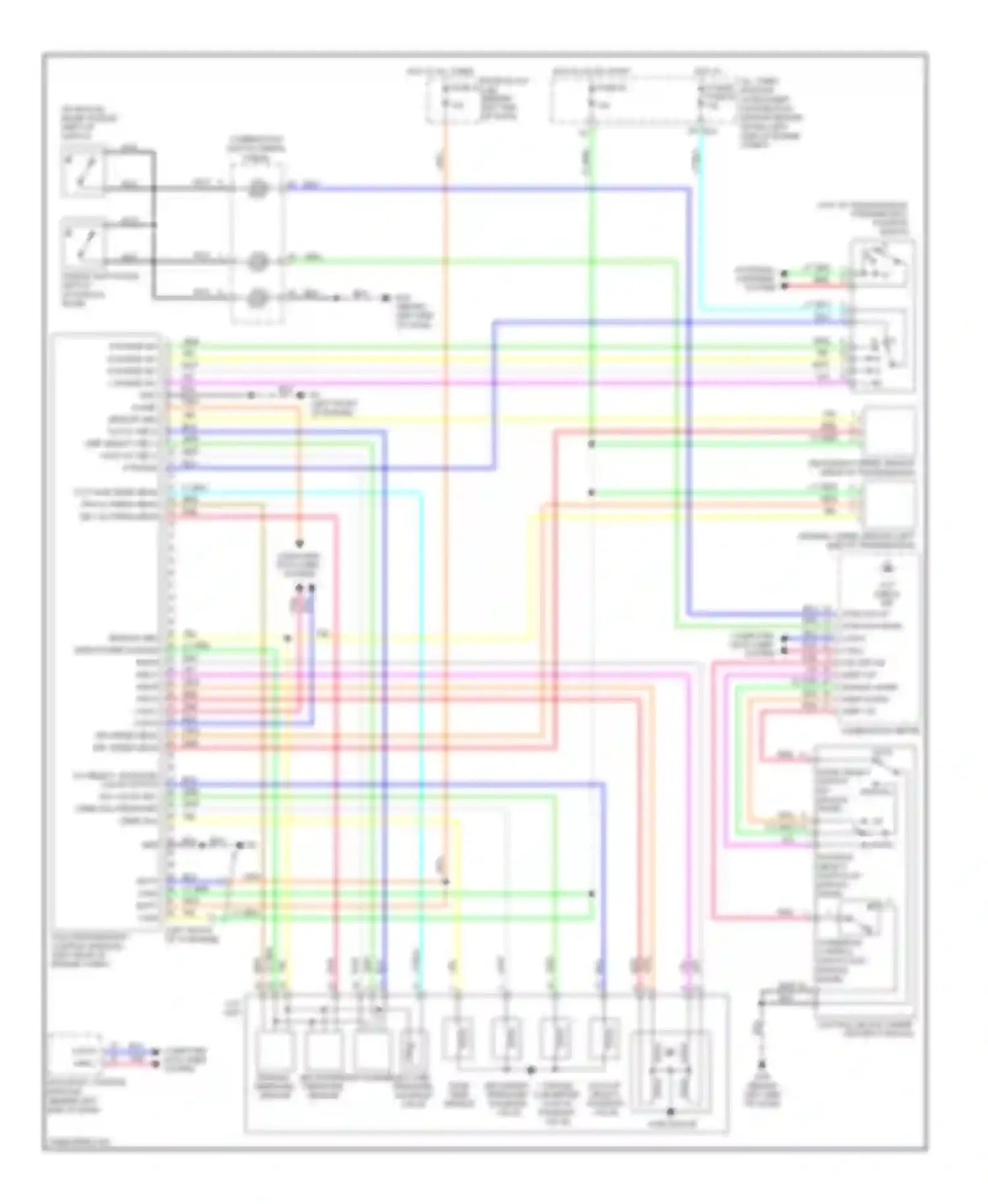 Wiring diagram hot in on or start for Nissan Rogue I (2007-2010) (31 of 37)
