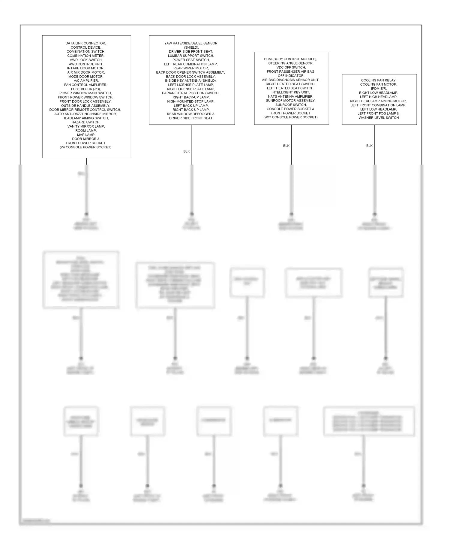 Wiring diagram nca for Nissan Rogue I (2007-2010) (4 of 25)