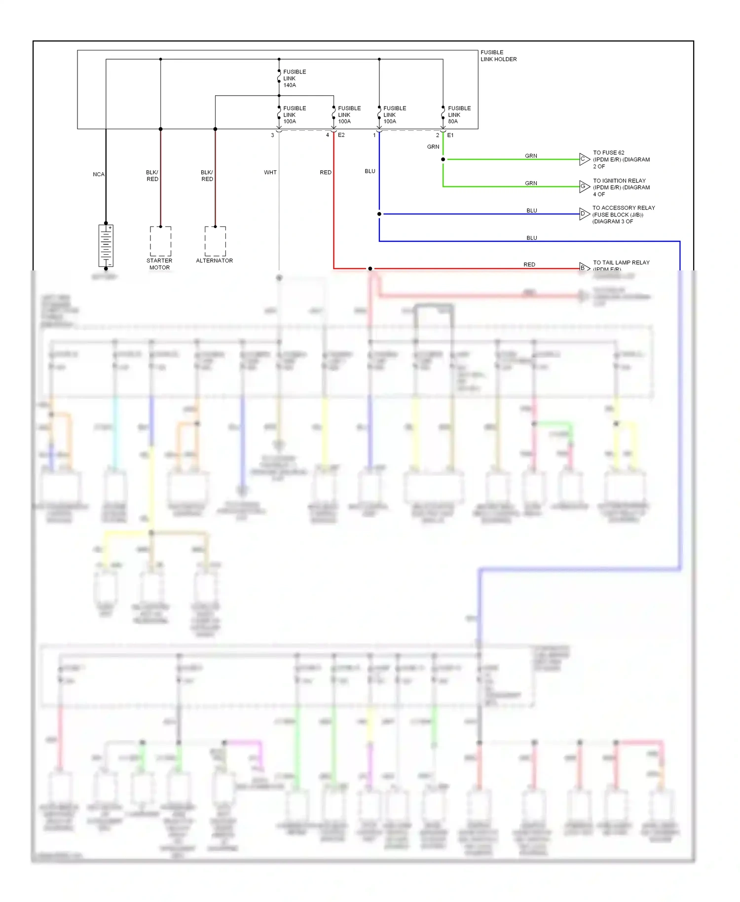 Wiring diagram nca for Nissan Rogue I (2007-2010) (17 of 25)